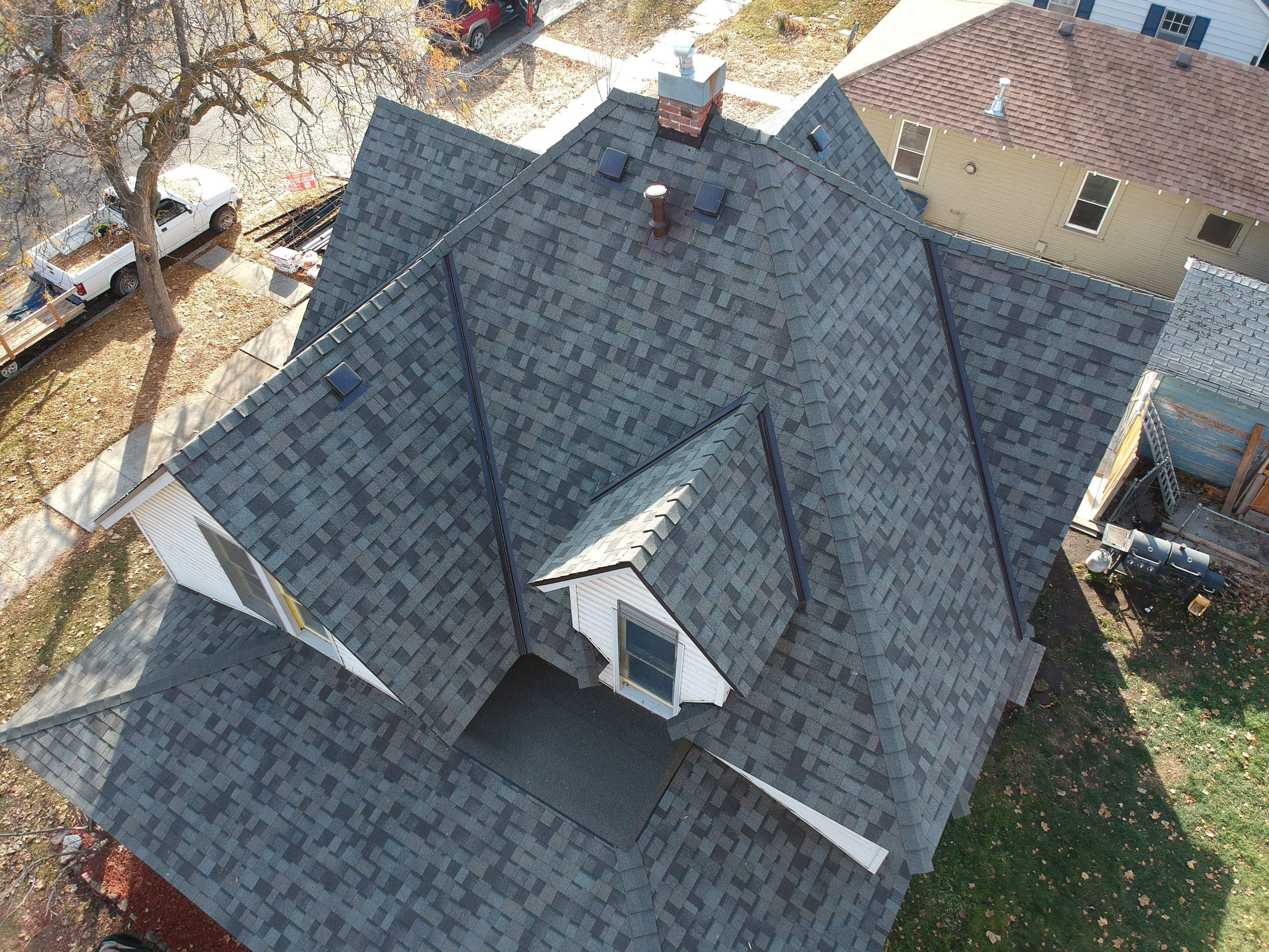 Nampa Idaho Two Story Residential Roofing Installation using Owens Corning by ID Roofing LLC