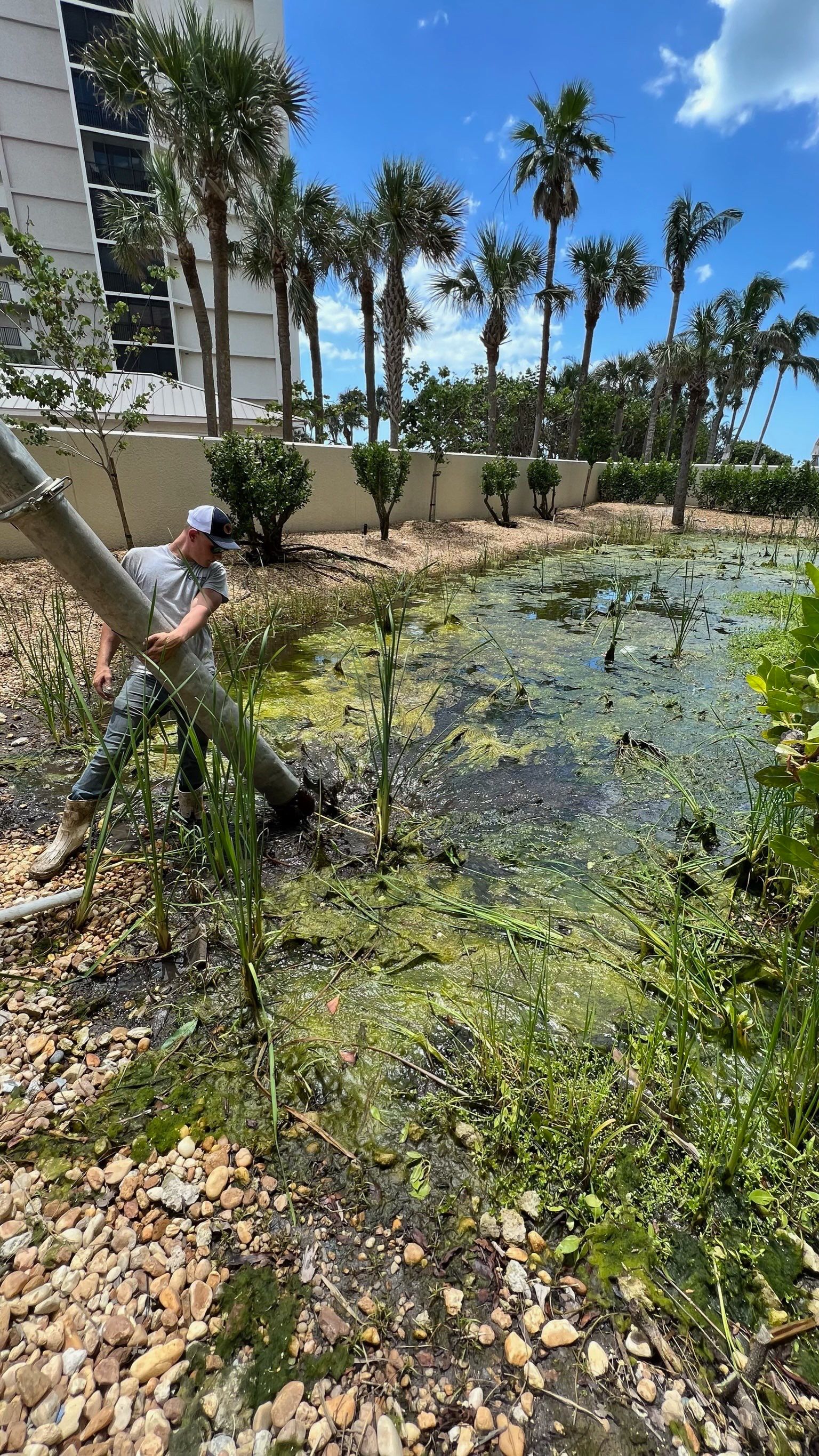 Naples Condo Stormwater System Maintenance by Don Mar, Inc. Storm Water Solutions