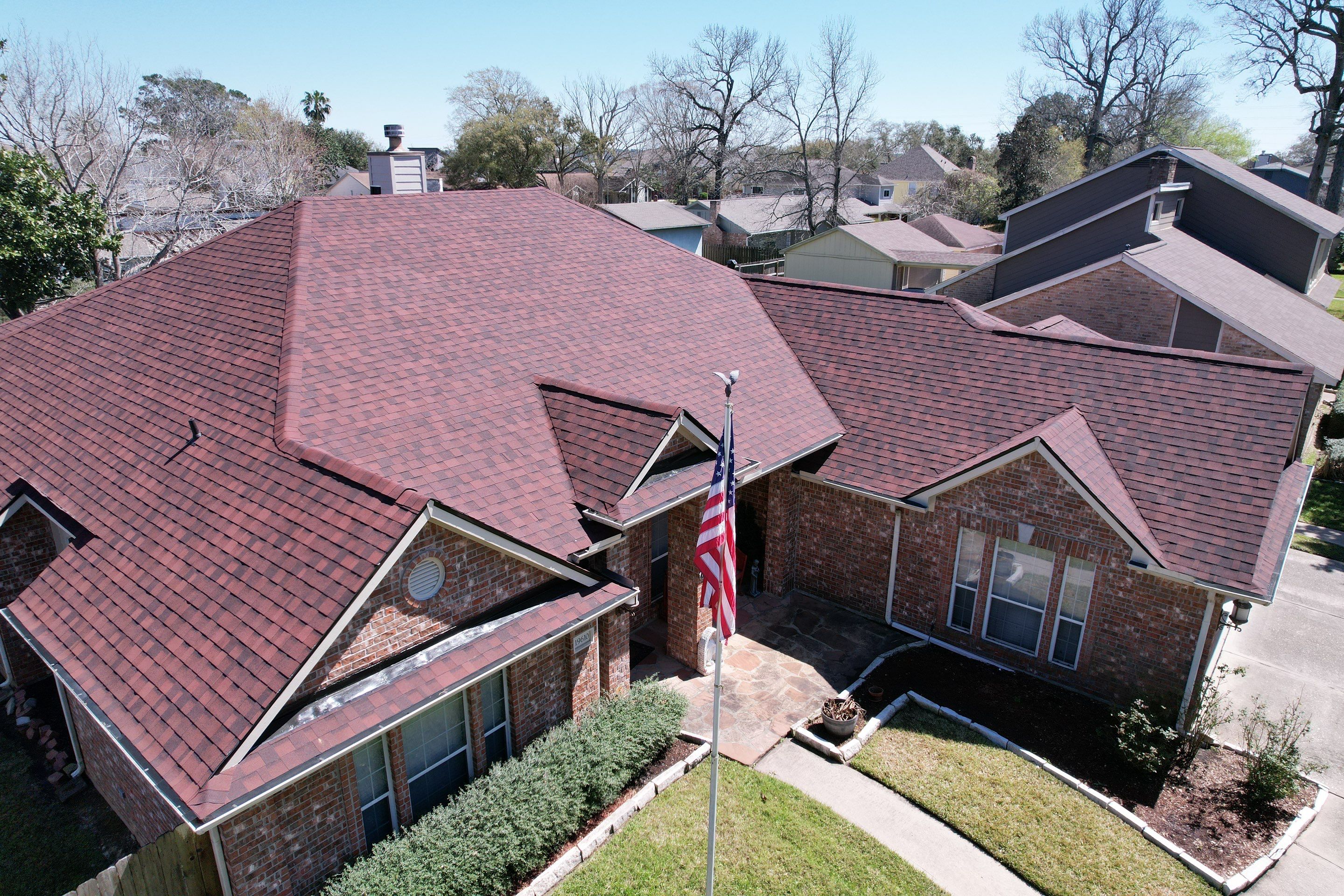 IKO Dynasty Monaco Red by STX Roofing