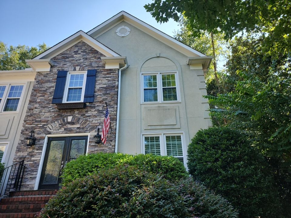 House Wash using cleaner by Power Wash Masters LLC