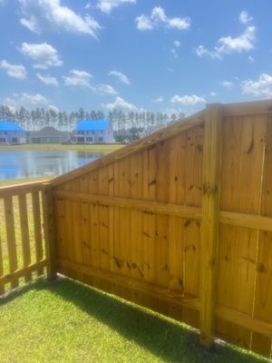 Fence using Wood Sealant
