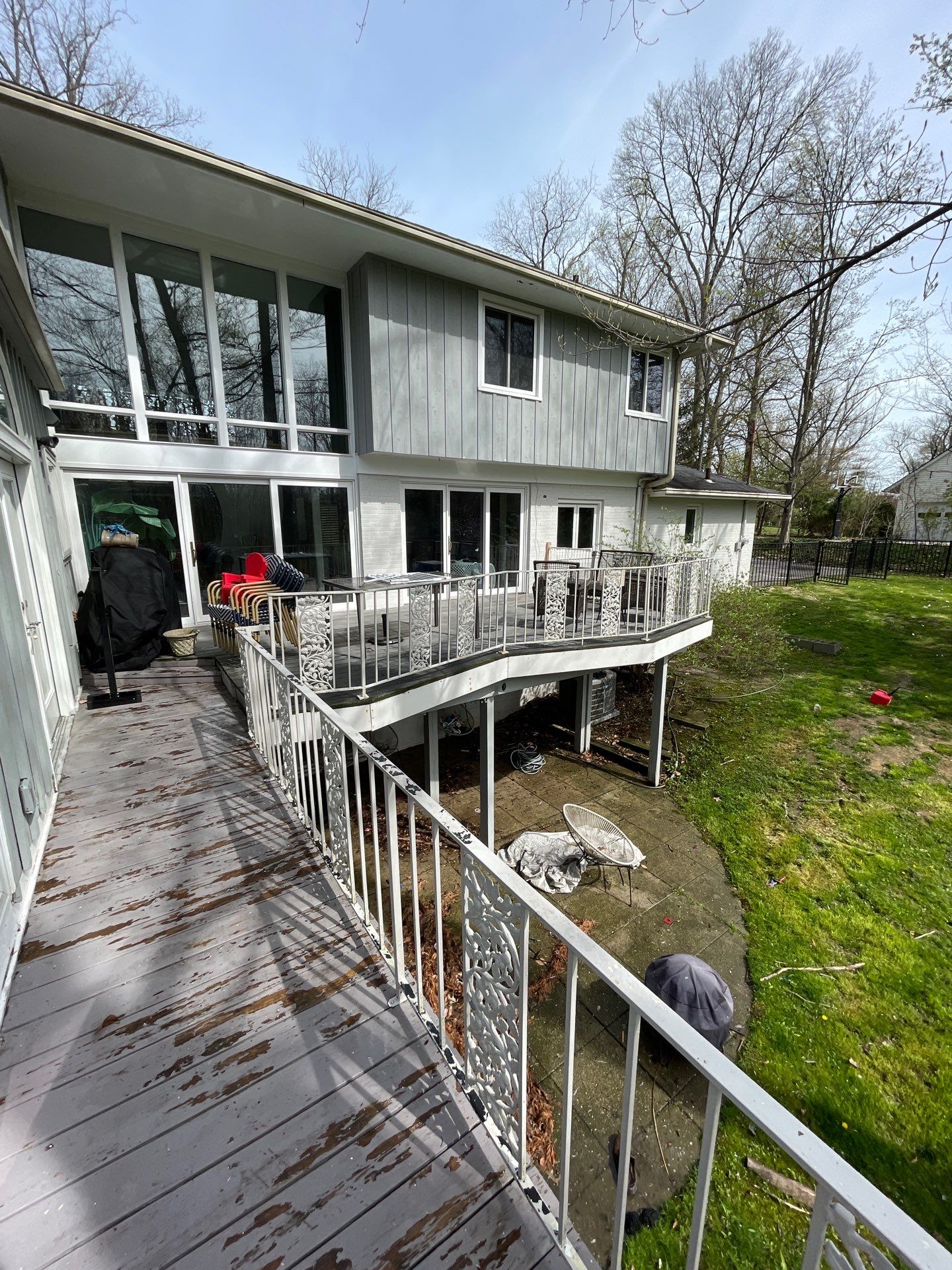 Deck Staining using Arborcoat Solid Stain by Callaway Contracting LLC