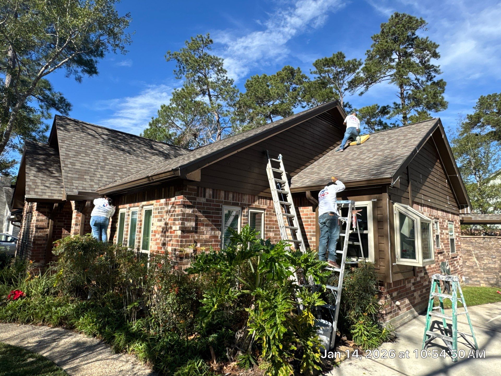 Exterior Siding Restoration and Painting Project in Spring, Texas by Rolling Nations