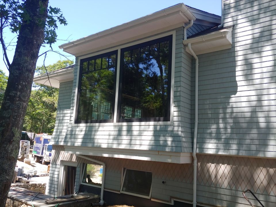 East Falmouth, MA Gutter Installation using 6" Half Round Aluminum Gutter by Gutter Pro Enterprises