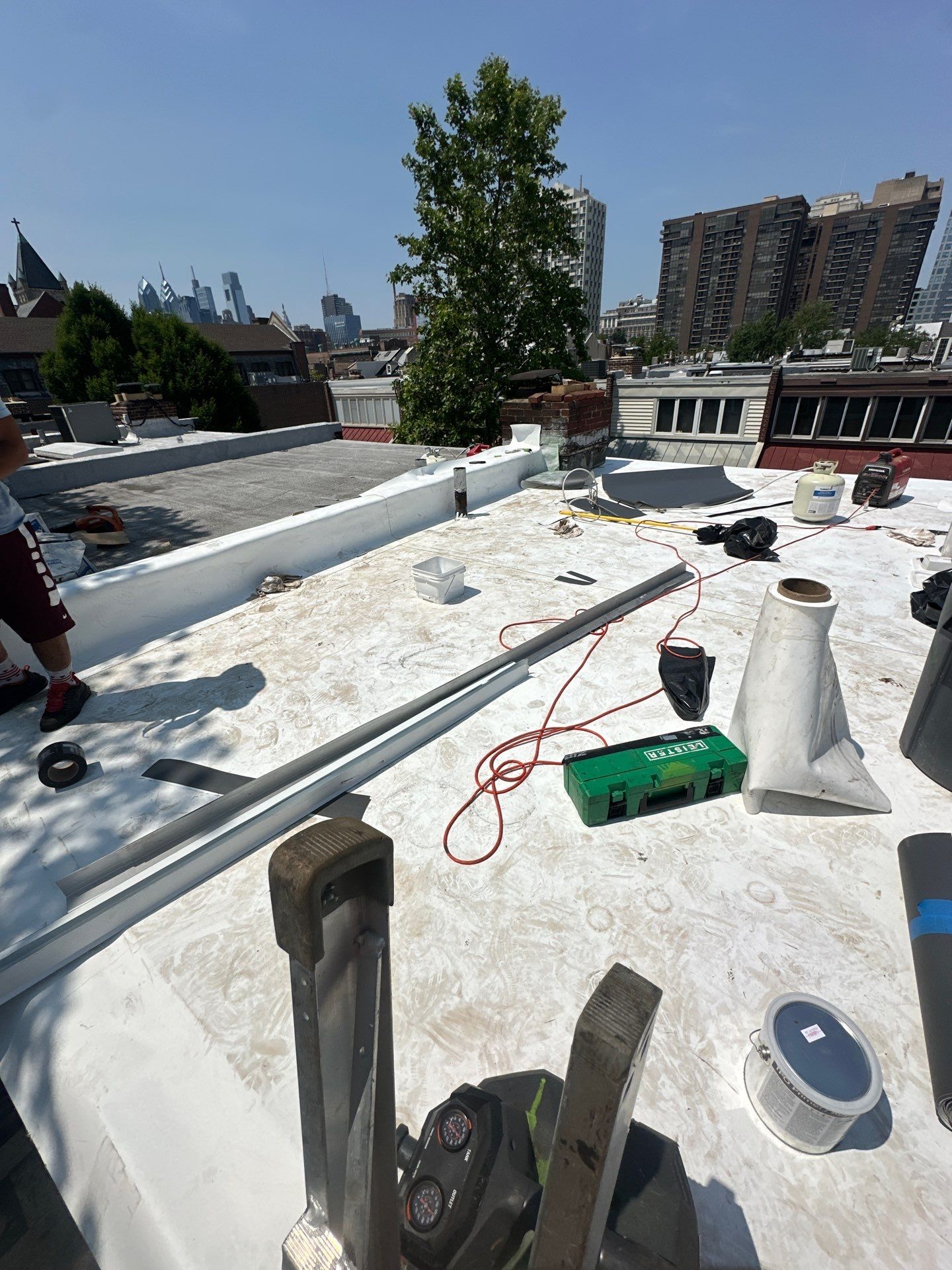 Roof & Pedestrian Deck Replacement by Philadelphia Quality Roofing