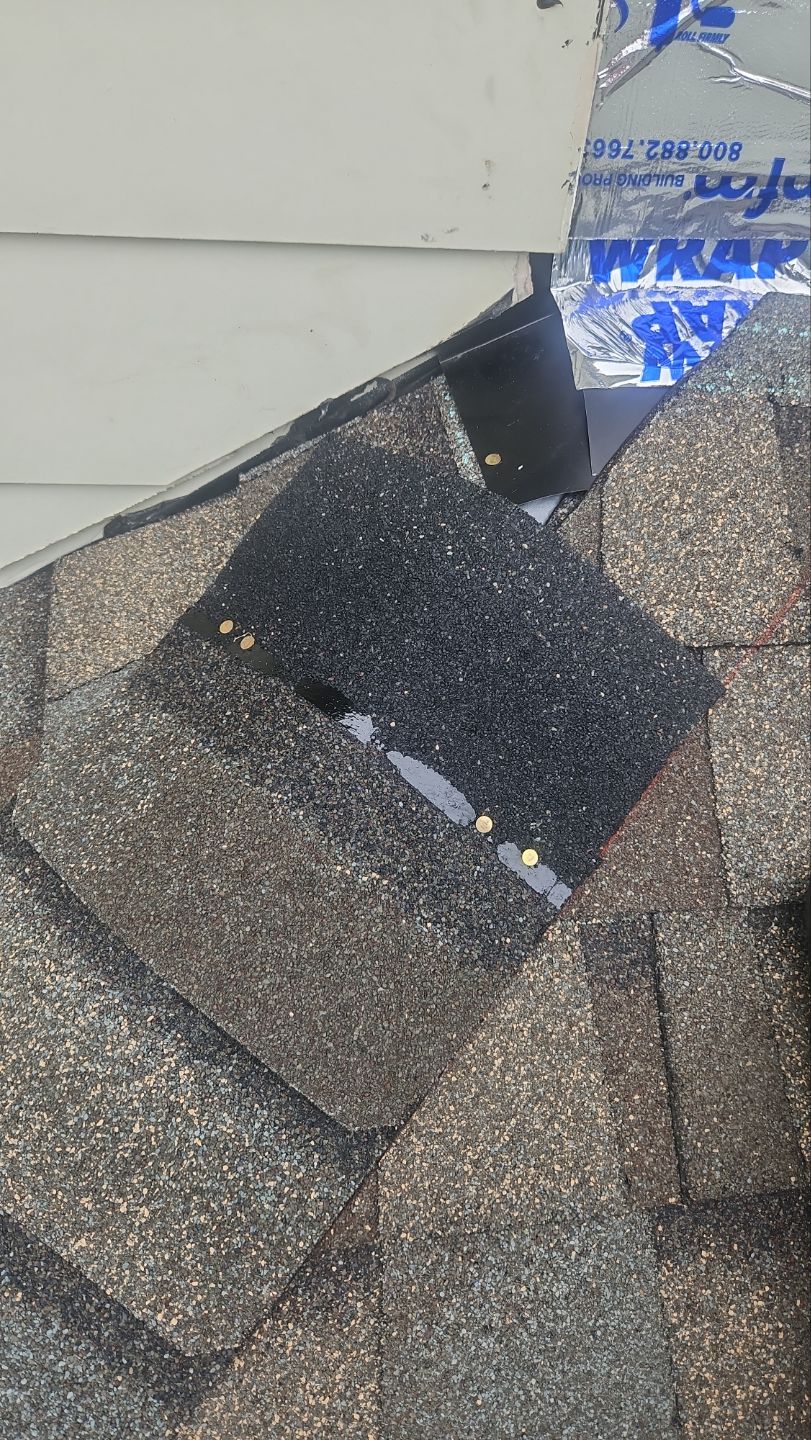 Flashing and siding repair by Indigo State Roofing