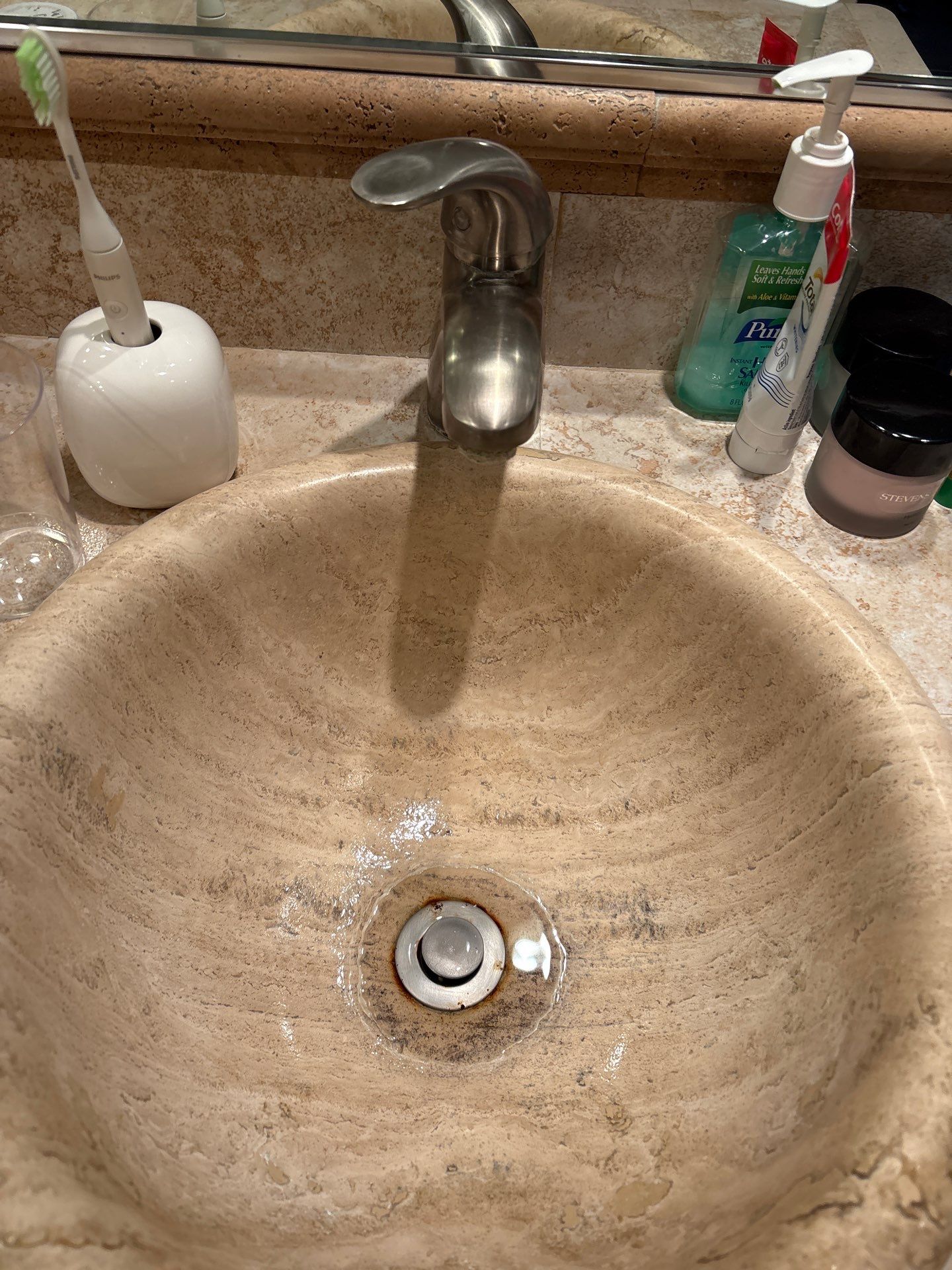 Sink Drains and water leaking at bathroom sink by Professional Plumbing Inc 
