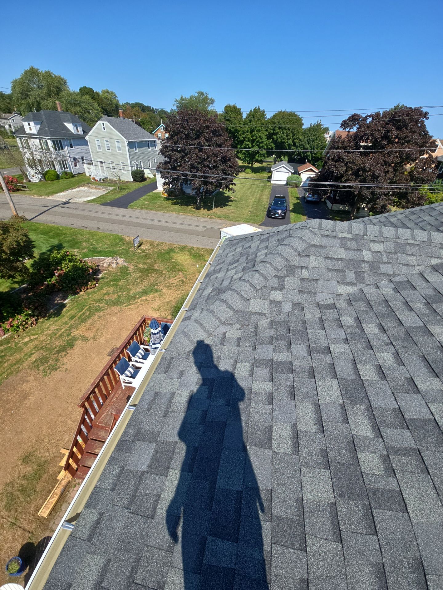 Residential Roofing Installation using Owens Corning TruDefinition Duration - Estate Gray & Flagstone Cedar Impressions by A Plus Exterior