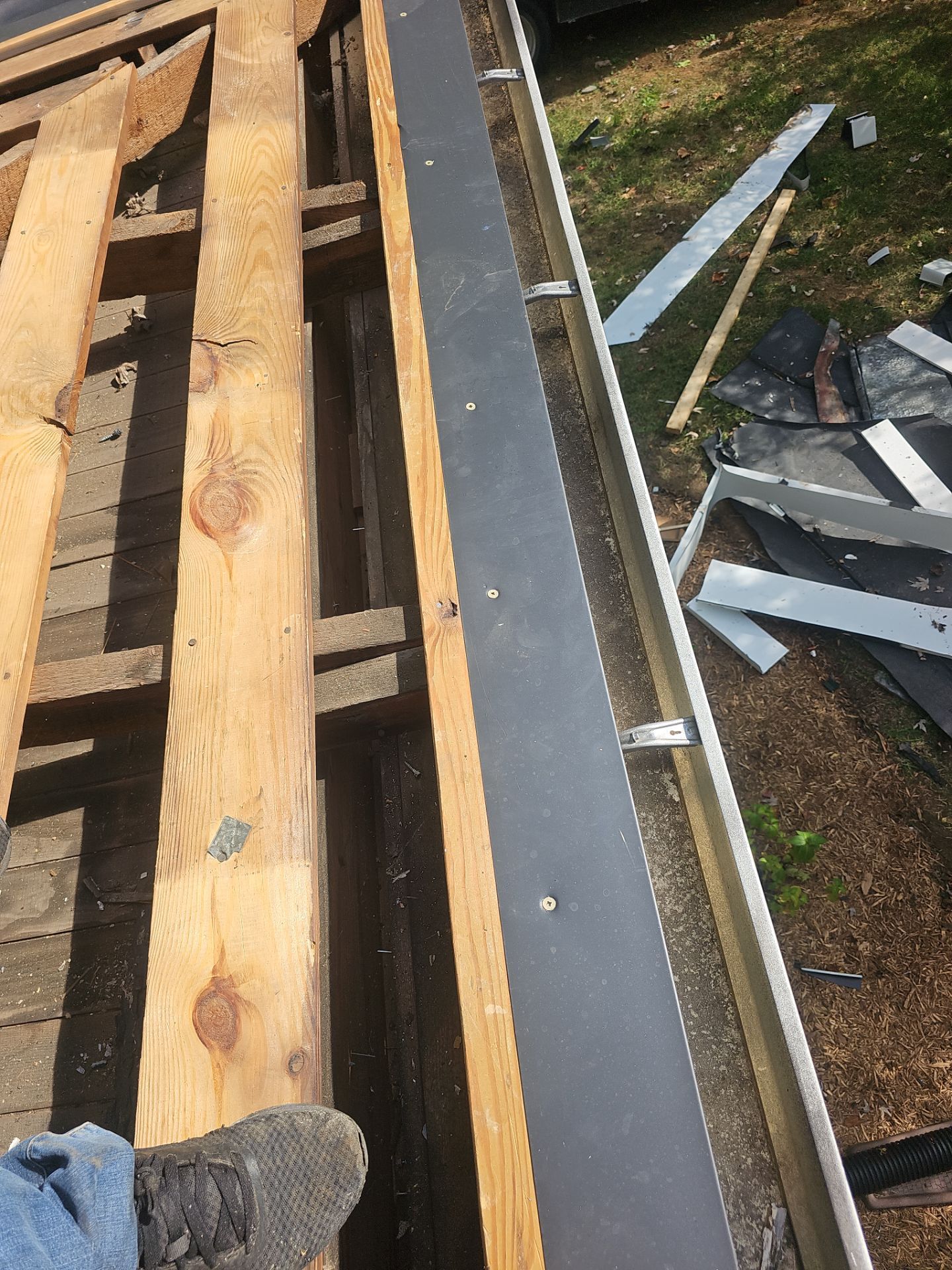 Metal Roof and Gutter Replacement by Winchester Roofing
