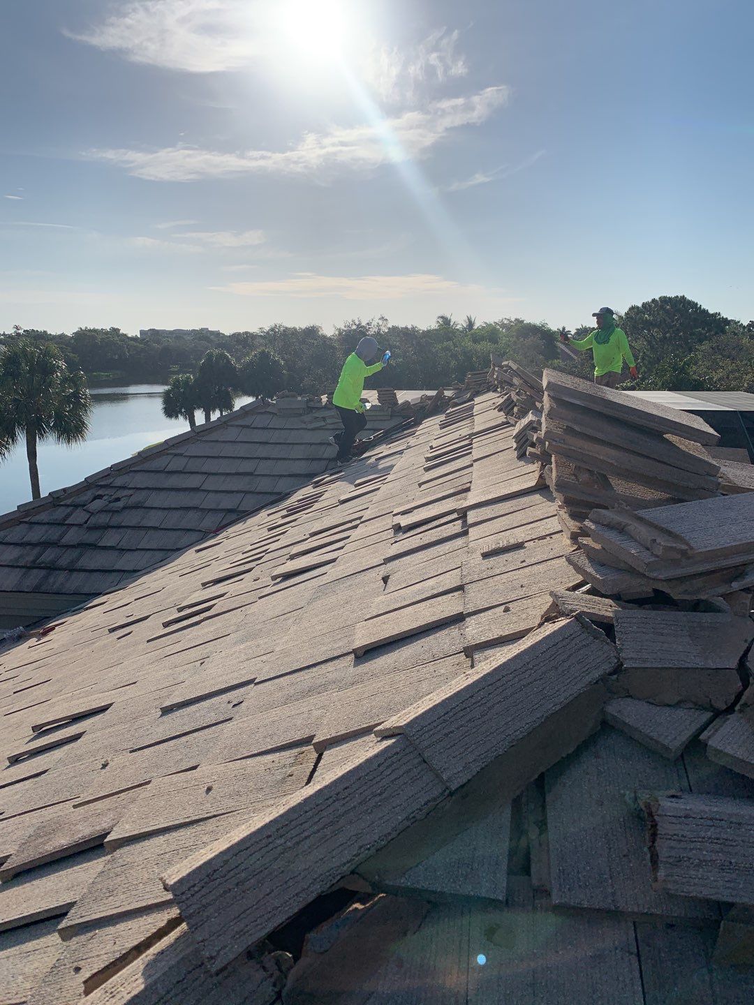 Residential Roofing Installation using Concrete Tile in Bonita Bay Community by International Roofing