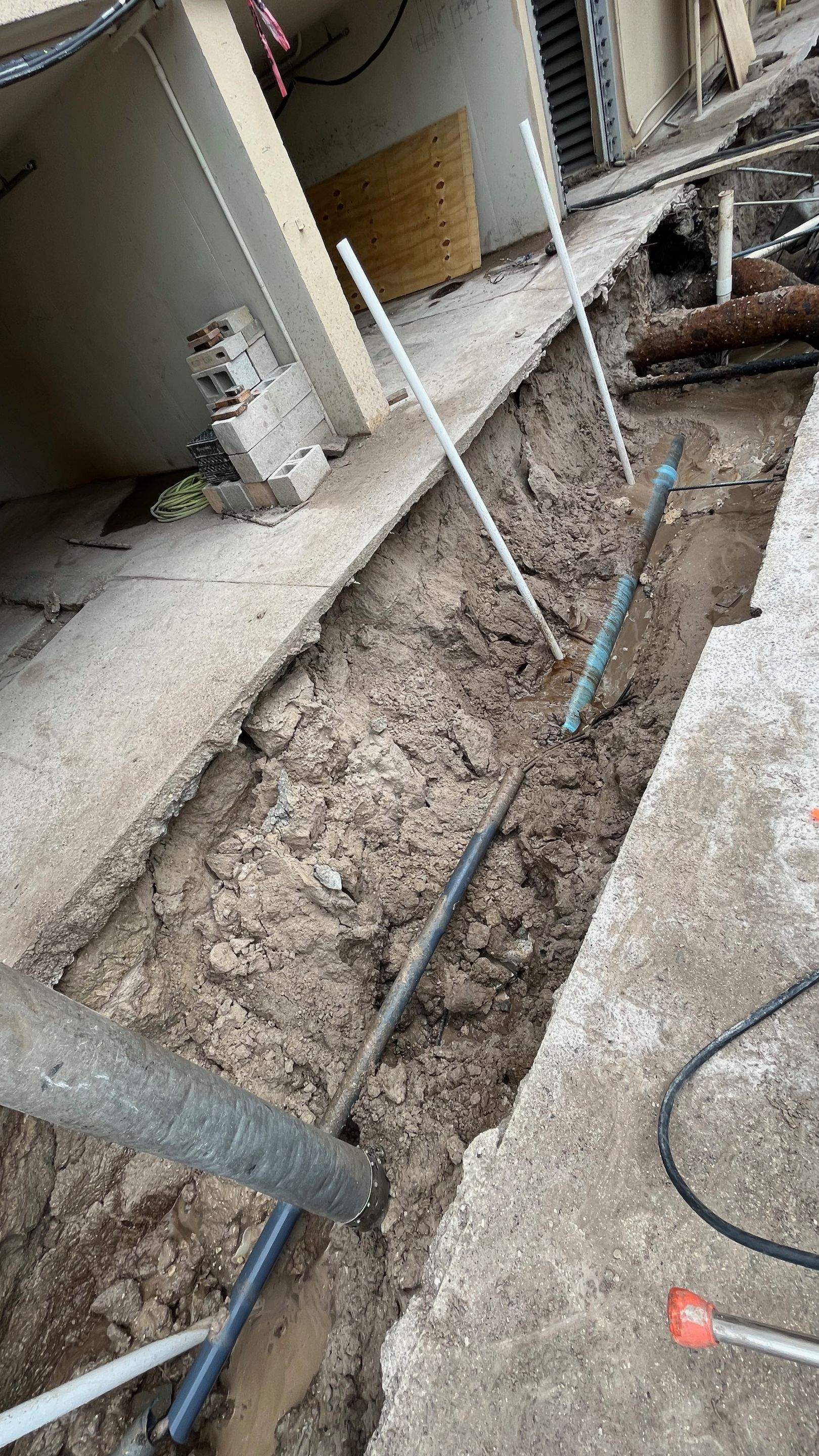 Ritz-Carlton NW Service Area Daylighting by Don Mar, Inc. Storm Water Solutions