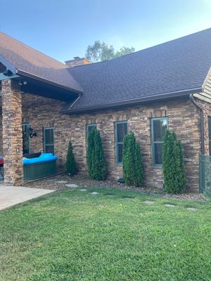 Residential Roofing Installation using GAF TImberline HDZ Hickory