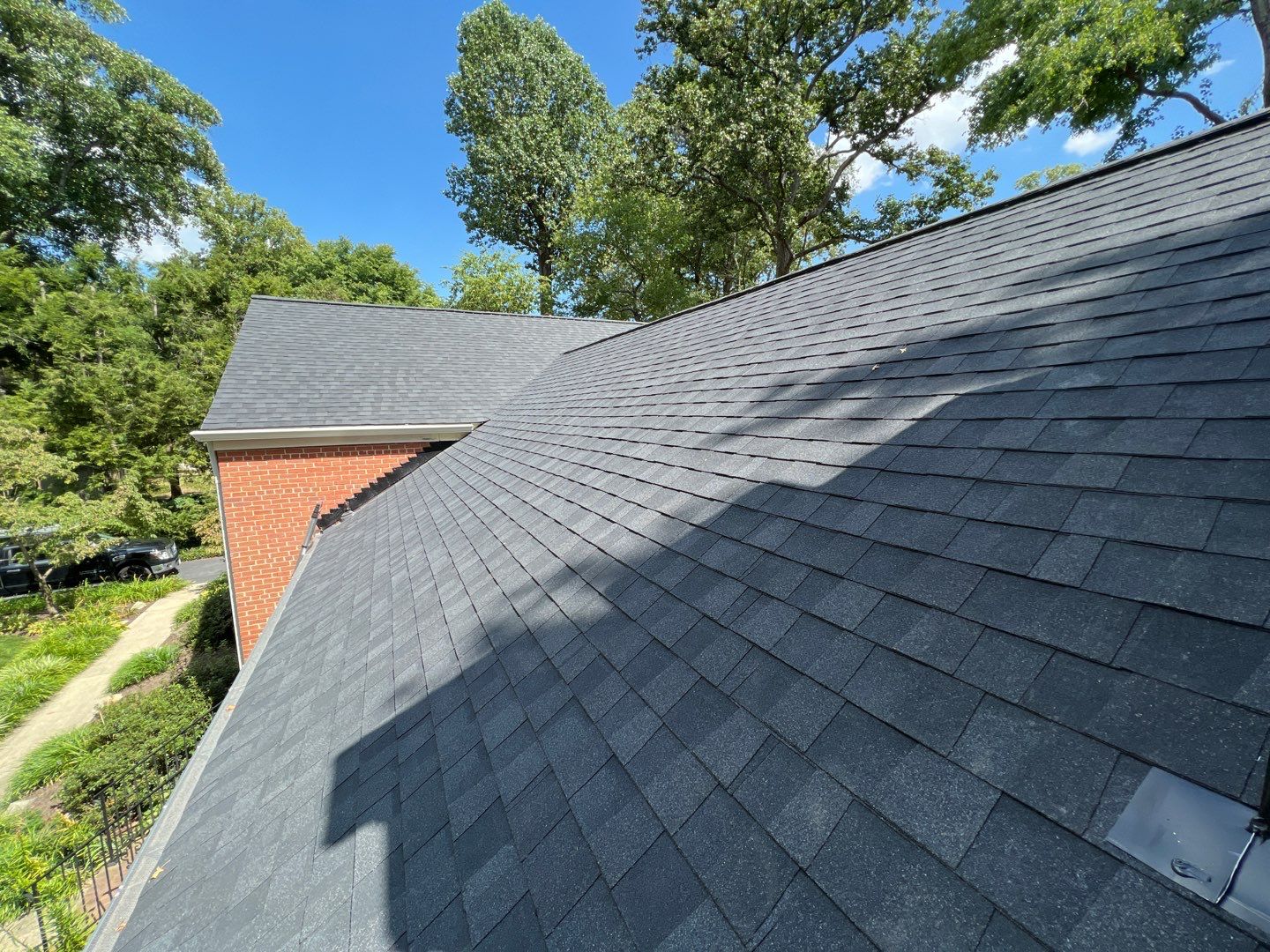 Alexandria Roof Project - CertainTeed Landmark Pro Max Def Charcoal Black Shingles by RM Banning, Inc.