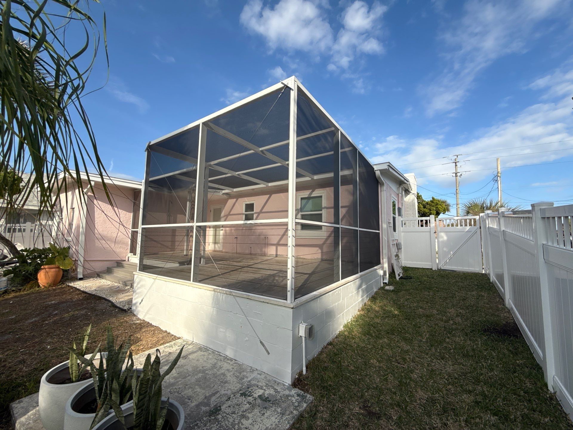 Project in Flagler Beach, Florida by Courtesy screening