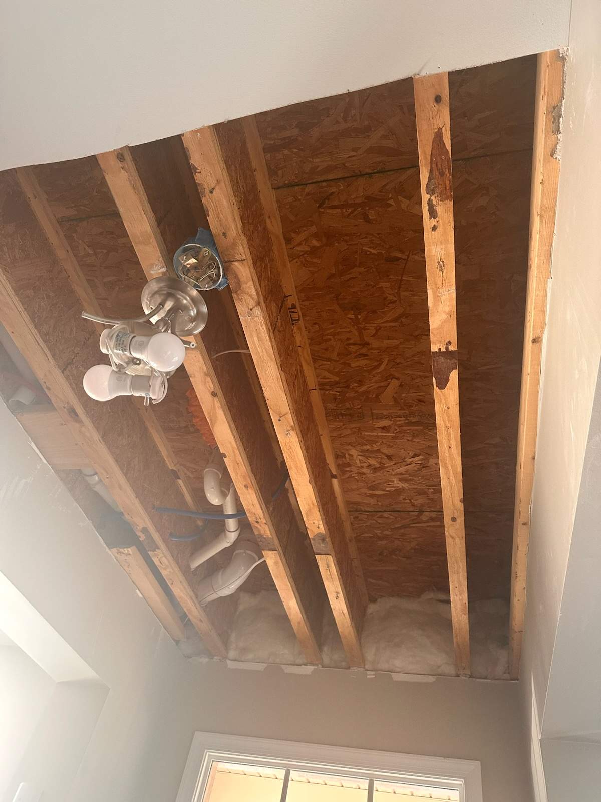 Bathroom Flooring & Ceiling Drywall Repairs by Laser Focused Solutions LLC