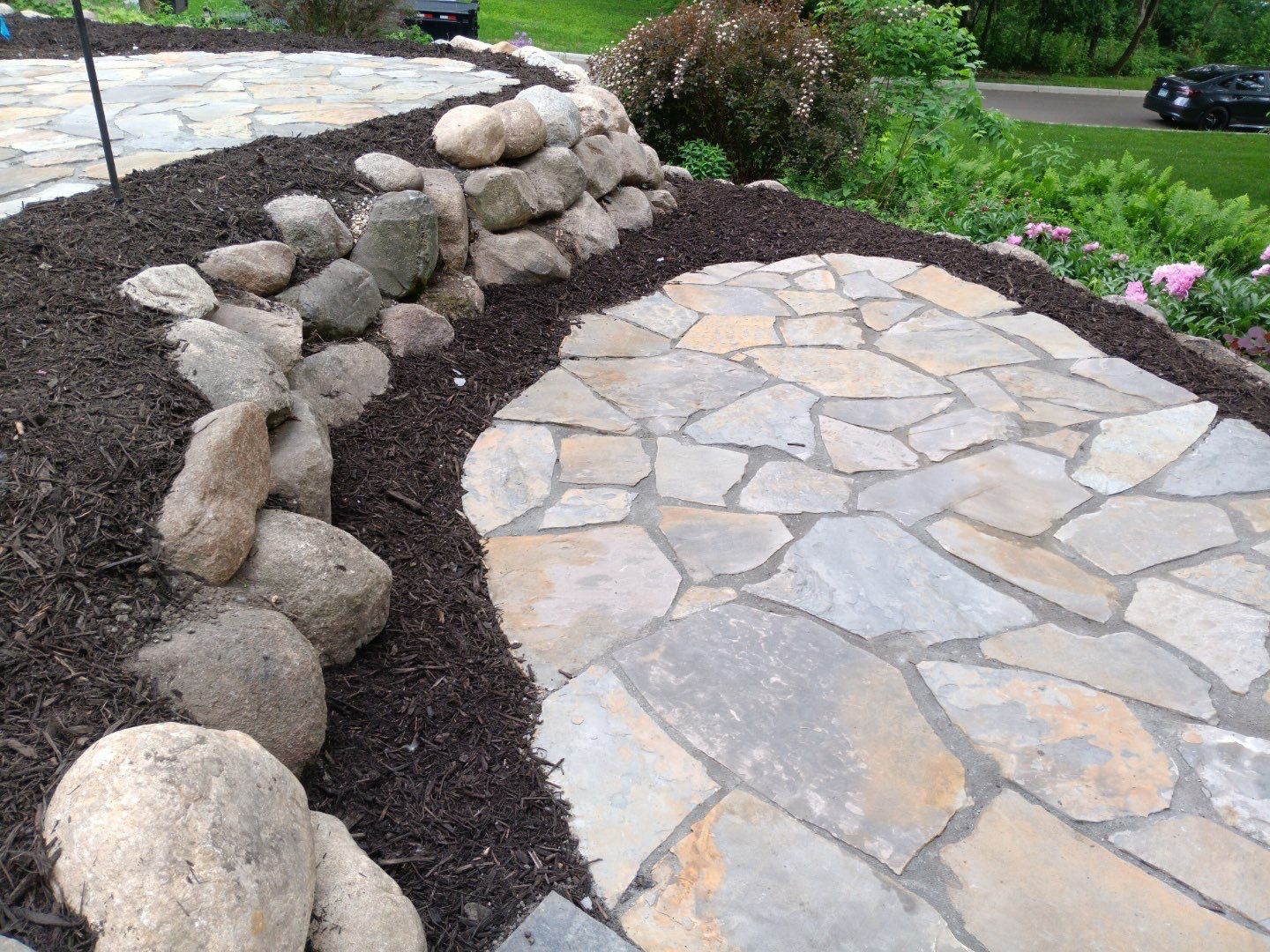 Patio & Steps by Sota landscaping