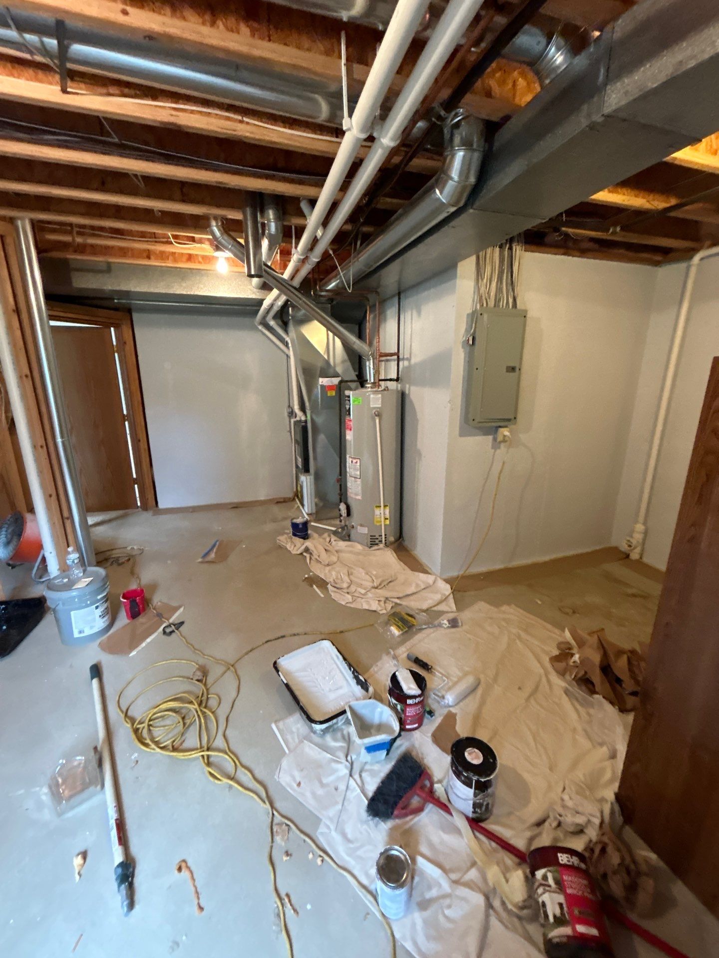 Painting, Drywall Patching, Epoxy Floor, & Deck by Gordon Painting