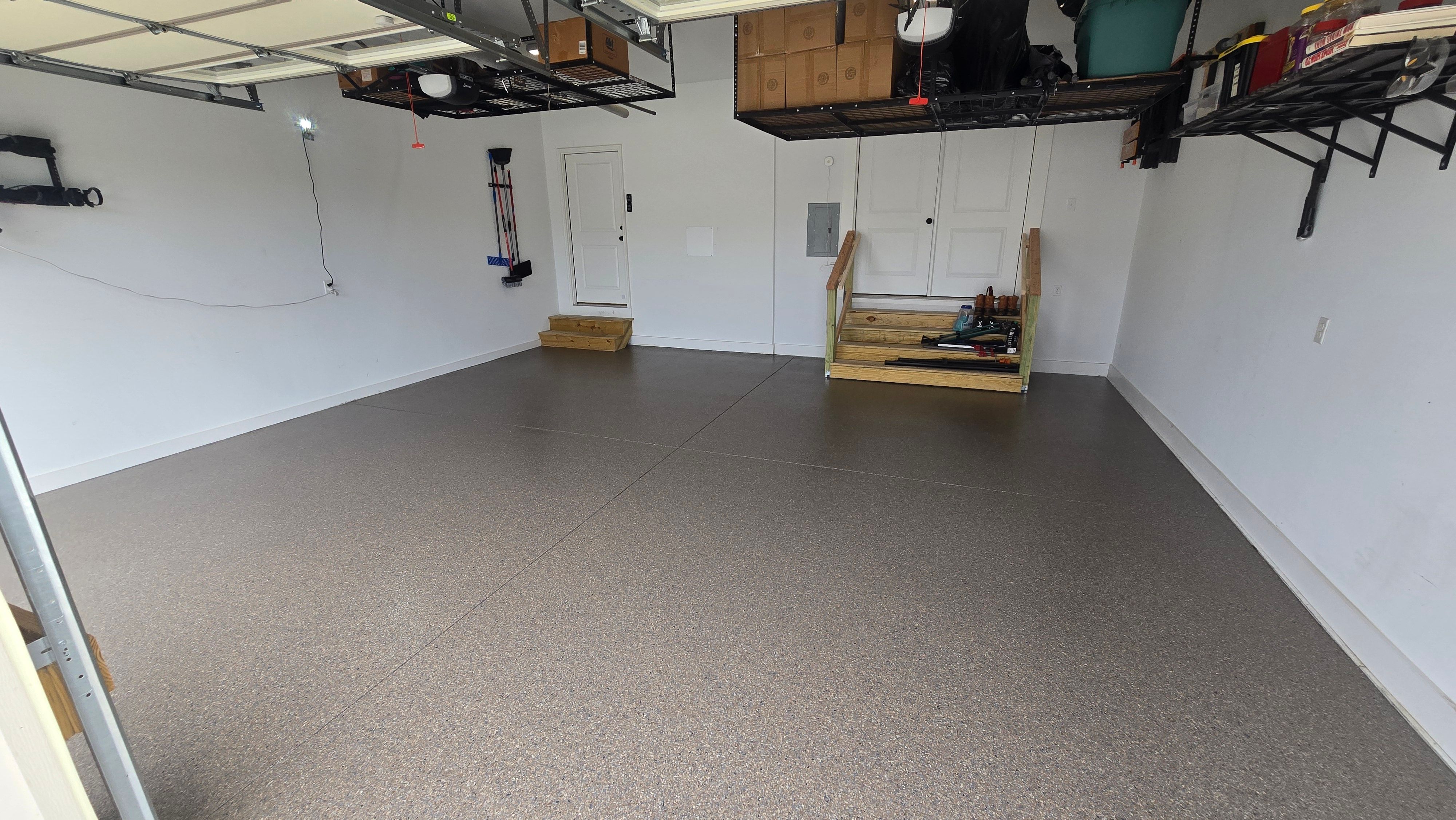 Garage using Obsidian by Elite Floor Solutions