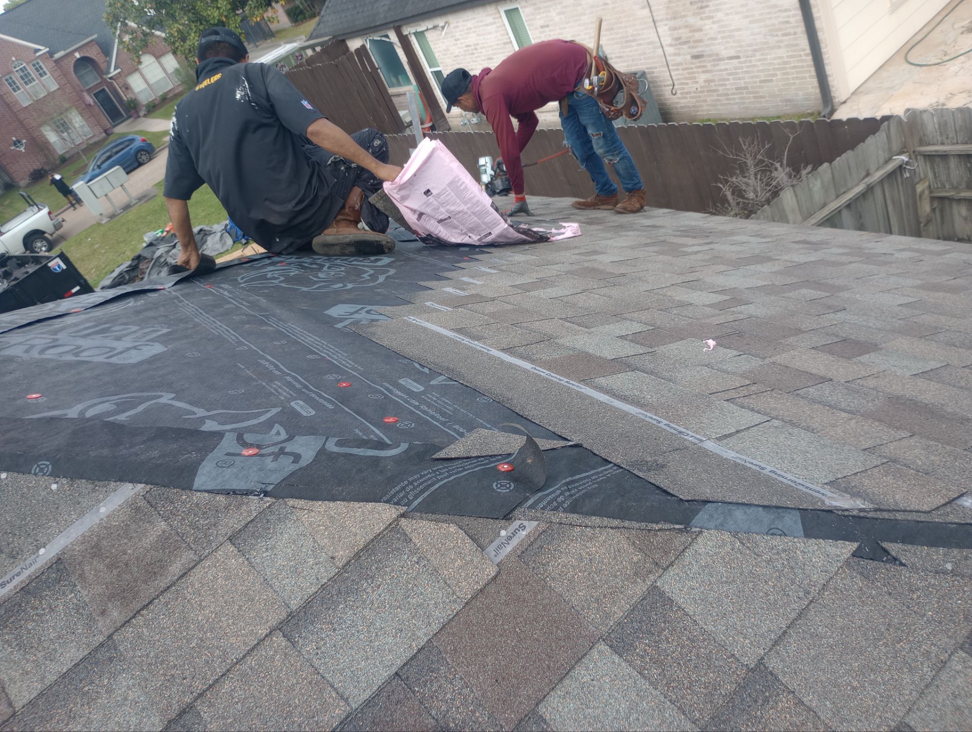 Residential Roofing Repair using Owen's Corning Duration (Lifetime) Shingles by Roof Repair Company