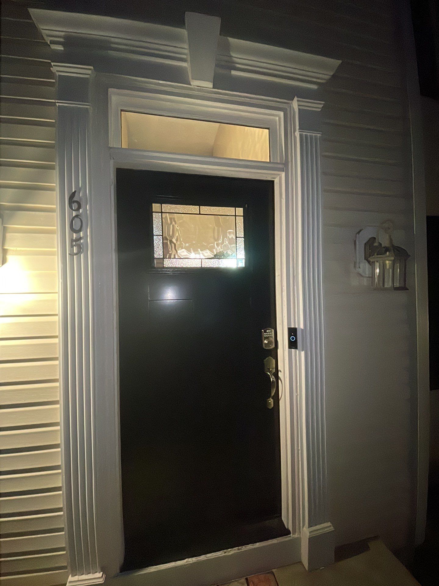 Exterior Installation using Transom Window & Door by A1 NERDY HOMES LLC
