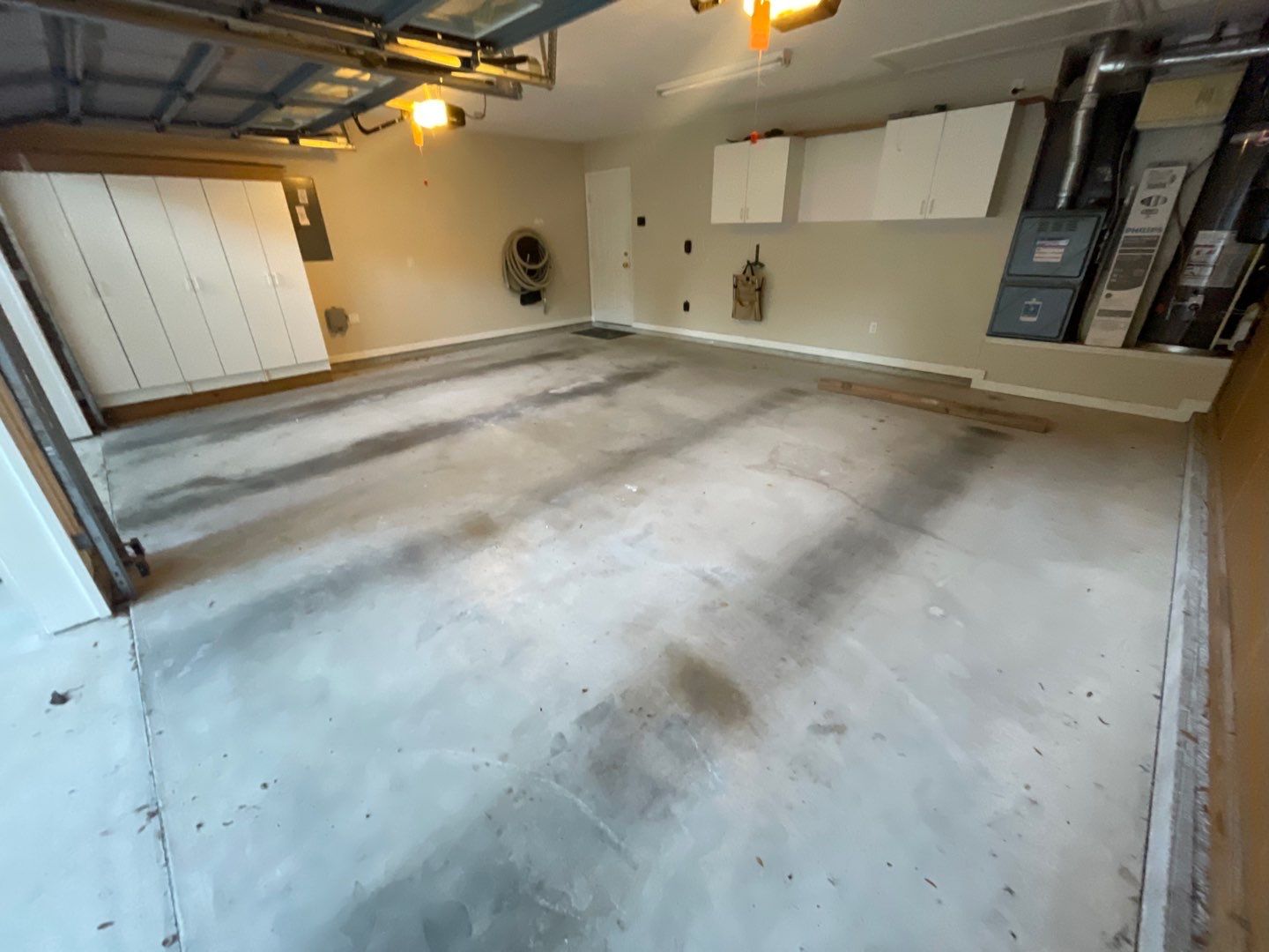 Garage Project by Cross Creek Concrete Coatings in Denim by Cross Creek Concrete Coatings