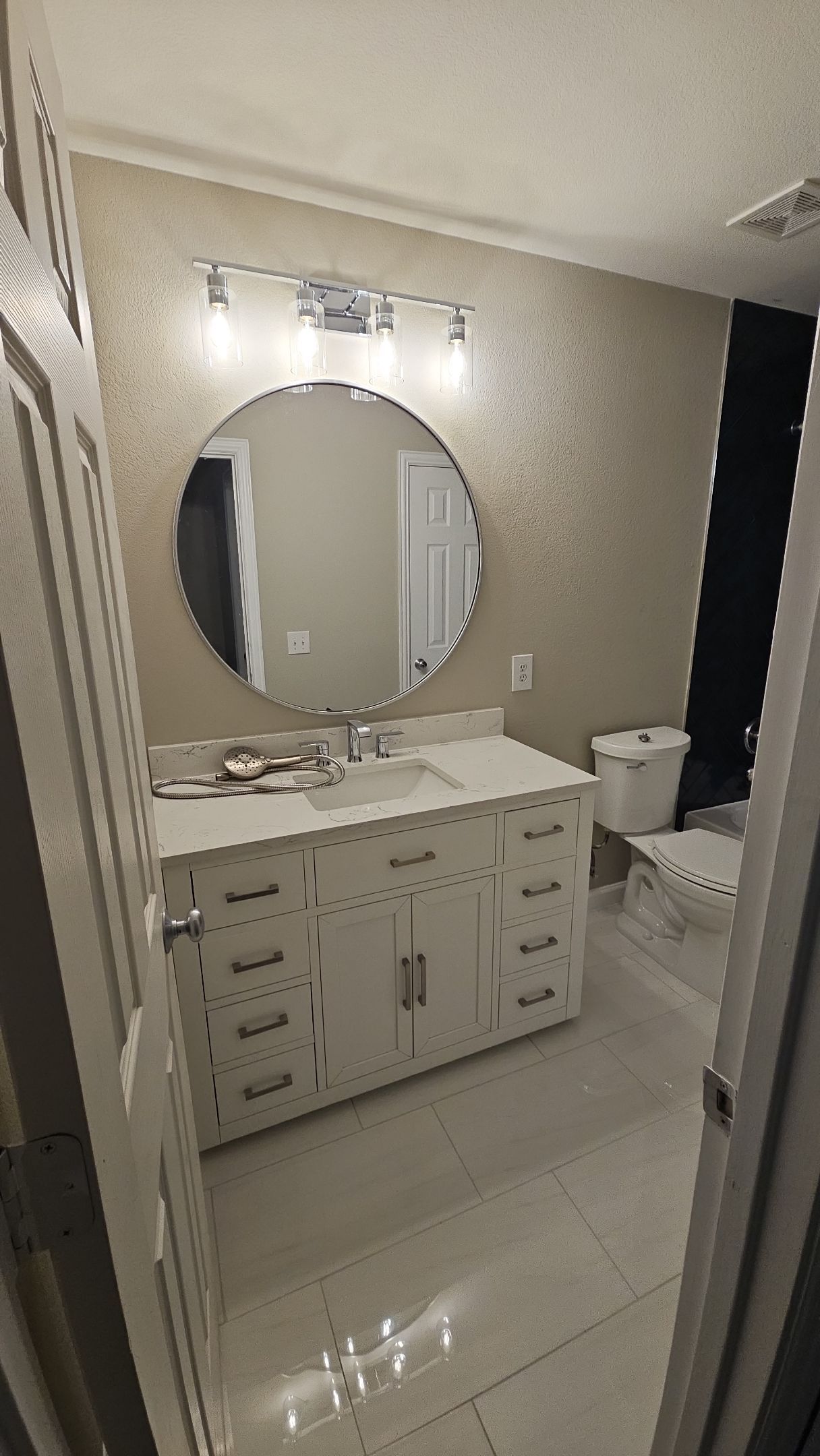 Bathroom remodel by Novastar Construction 