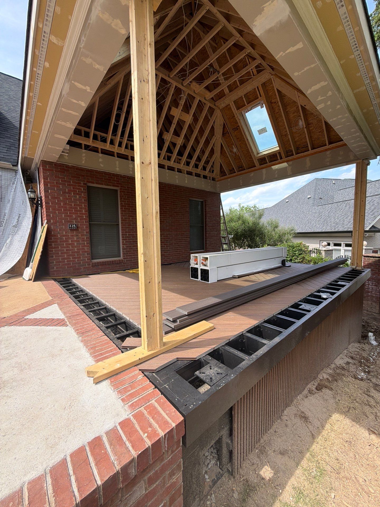 TimberTech Aluminum Deck Installation in Greer by Odio Custom Builders