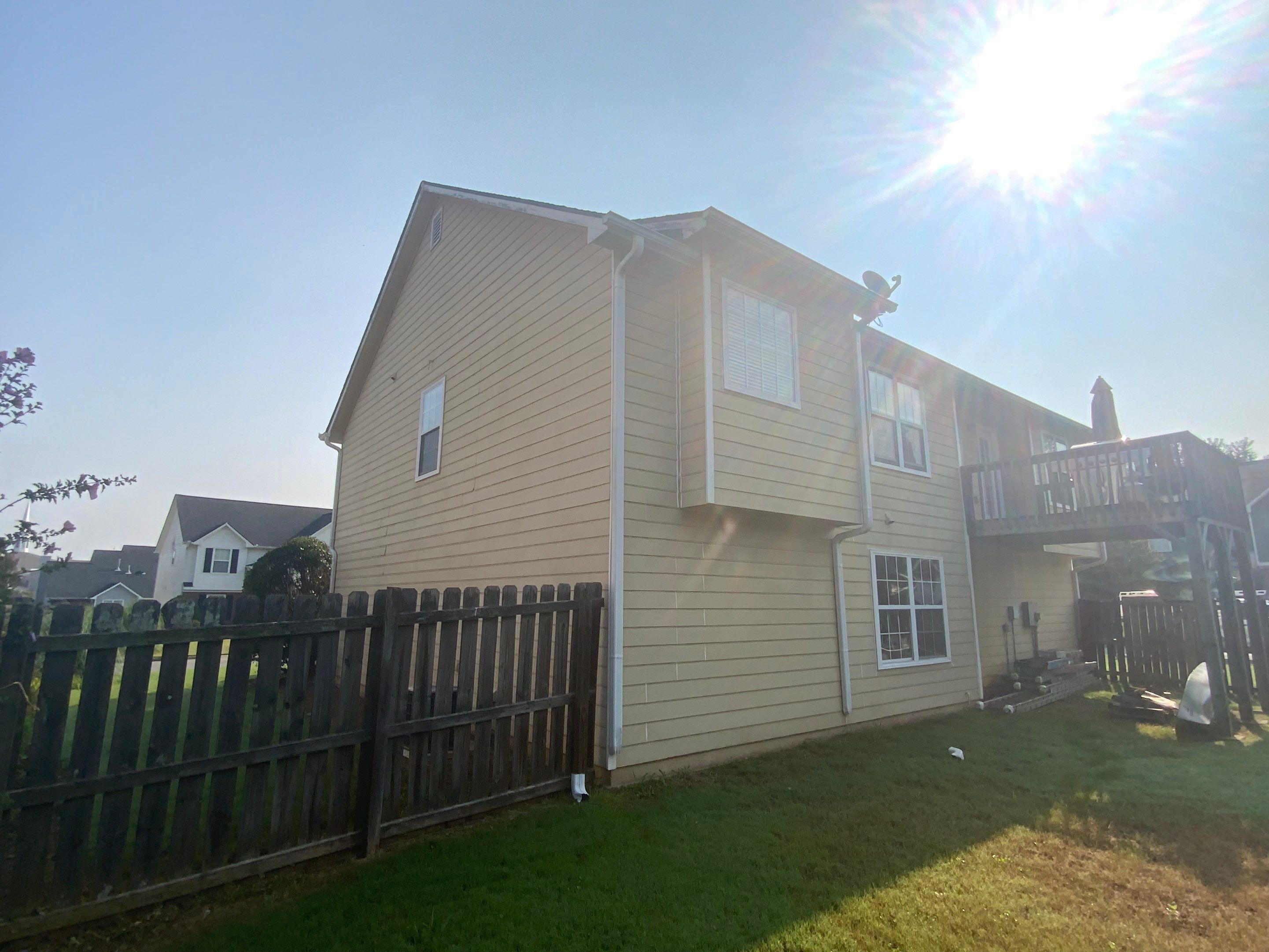 Comprehensive Exterior Painting for Cartersville Home with Blue Siding Transformation by Swift Home Renovations
