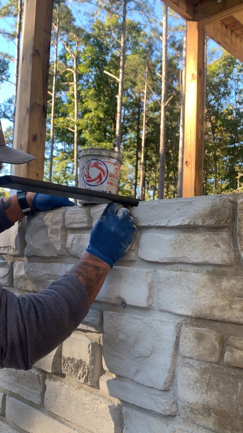 Outdoor Kitchen using Clifrock Panels by Xtreme Concrete Services