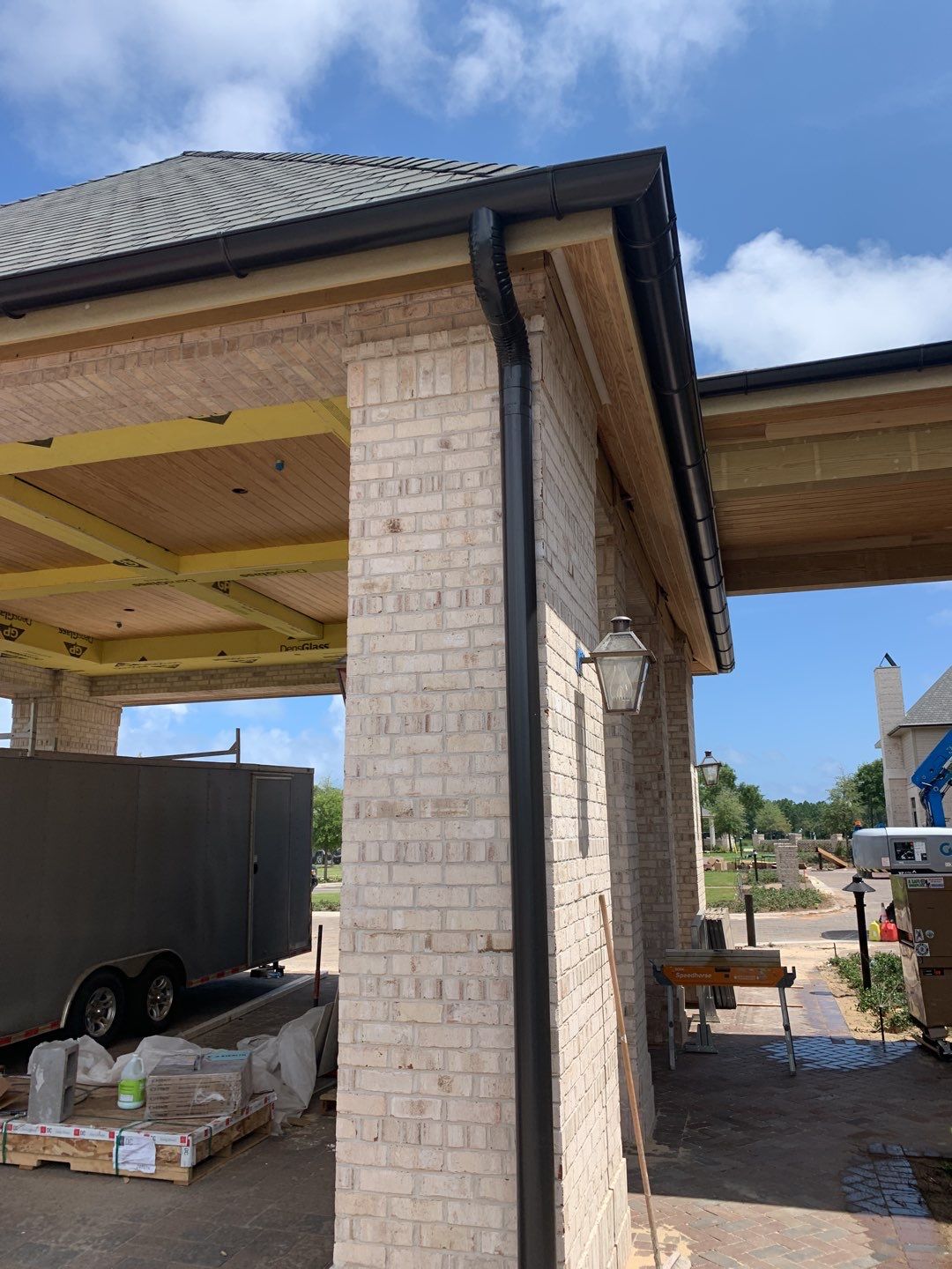 Half-Round Gutters for Coastal Homes in Panama City Beach FL by Gutter Professors