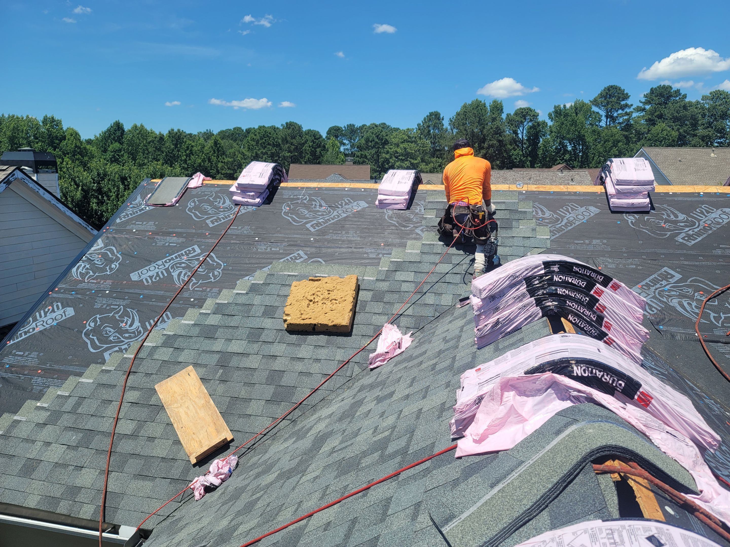 Residential Roofing Installation using Owens Corning by Inspector Roofing and Restoration