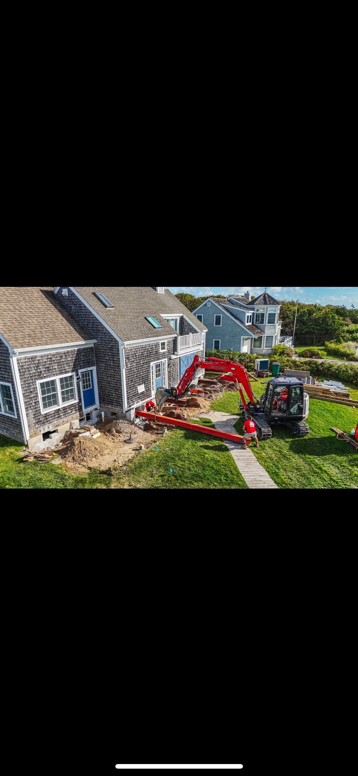 House Elevation and Structural Foundation Reconstruction in West Yarmouth by Lewis Bay Management
