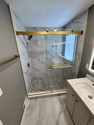 Master bathroom remodel