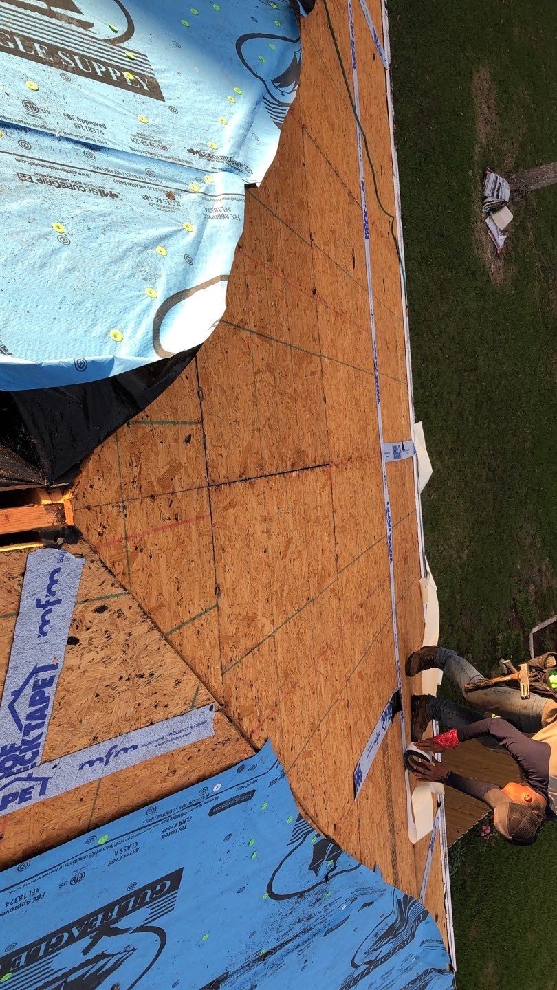Residential Roofing Installation using Roof Replacement by American Roofing & Construction LLC