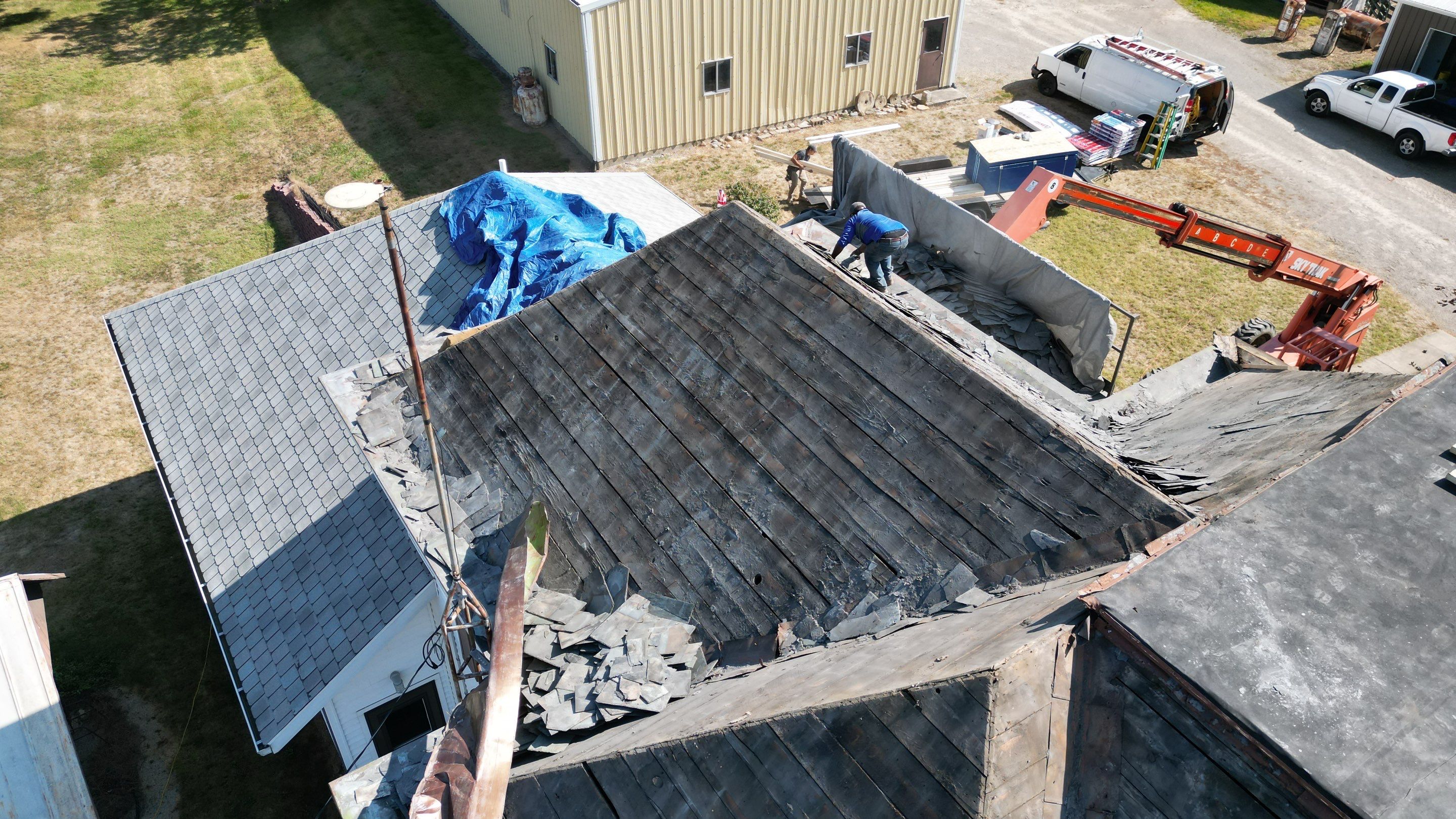 Residential Roofing Installation using Timberline HDZ Shingles - Nantucket Morning by RoofX 