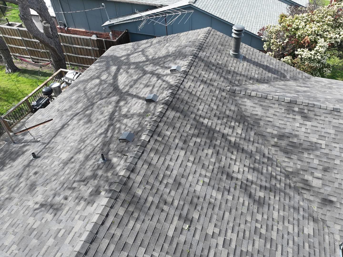 Residential Roofing Installation using Malarkey Highlander Weathered Wood Plus by OneSource Roofing and Restoration