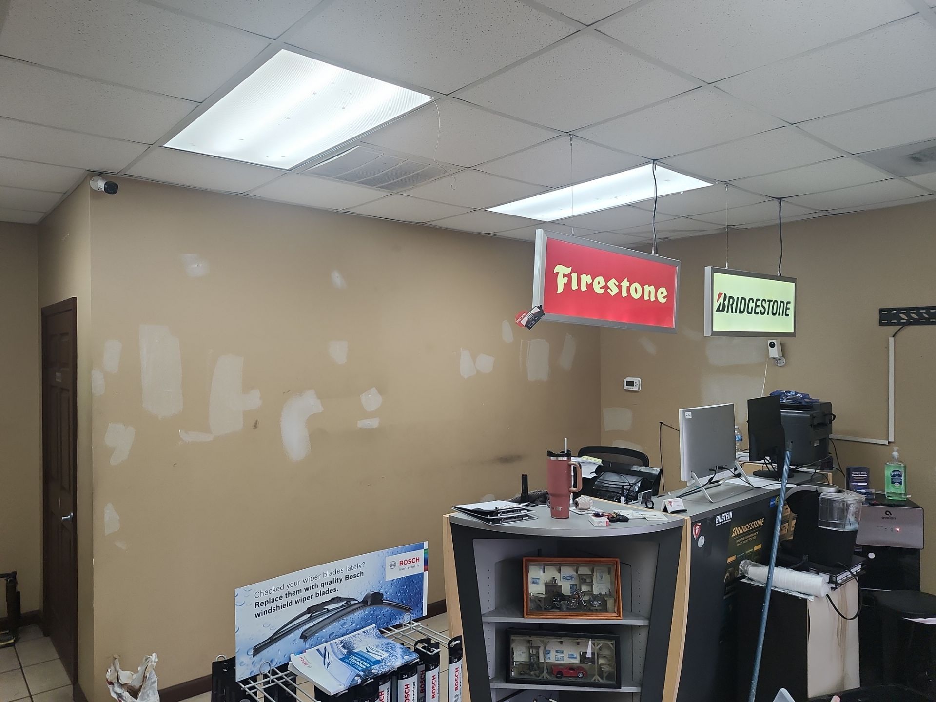 Interior Painting - Tire Shop by Fresh Coat Painters of Cypress