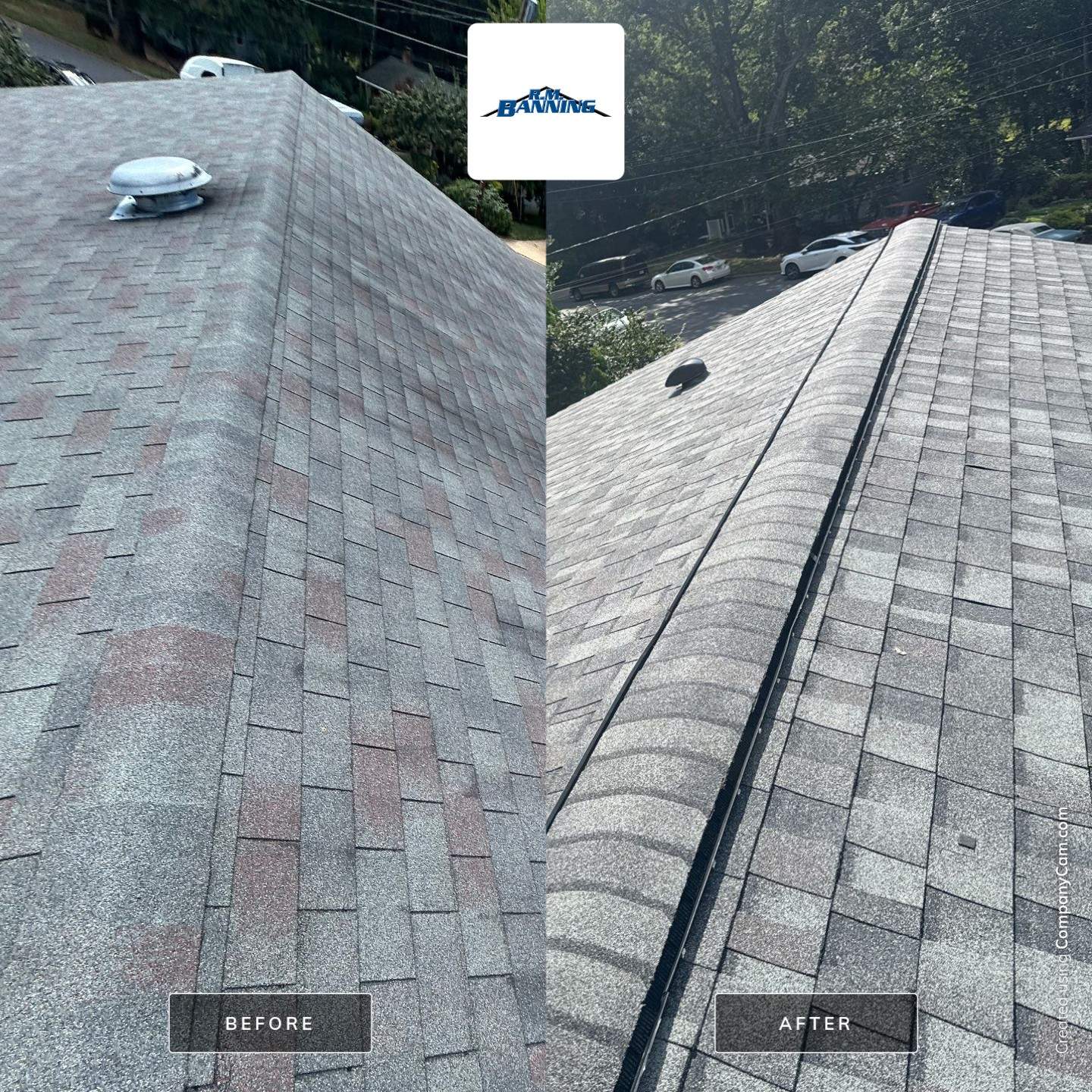 Falls Church : Residential Roof Replacement with CertainTeed Landmark Pro in Max Def Heather Blend by RM Banning, Inc.