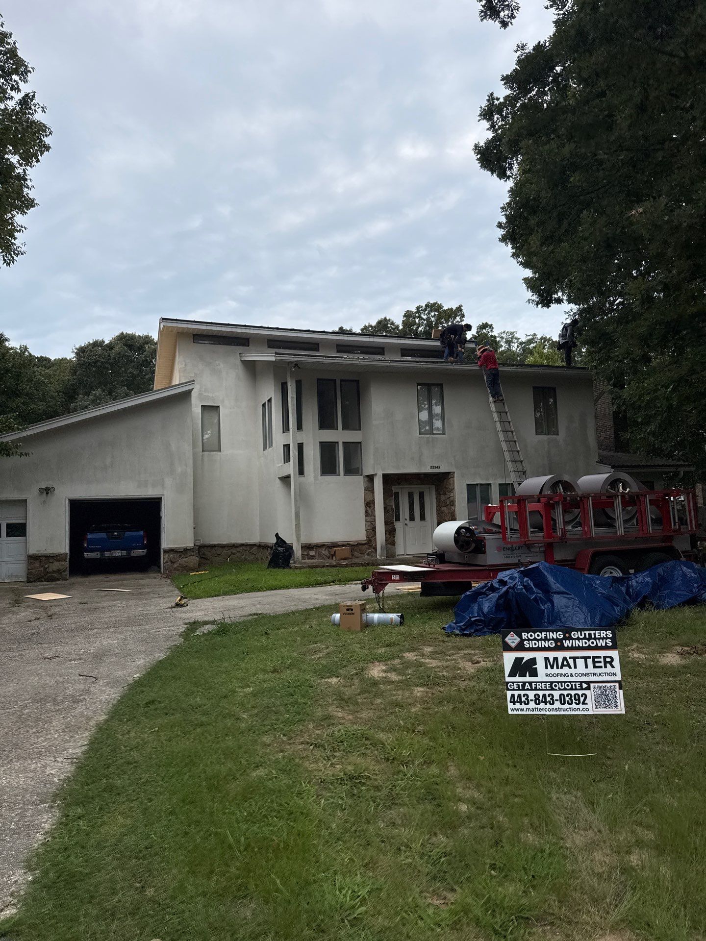 Residential Roofing Installation using Standing Seam Metal Roof | Mechanically Fastened | 24 Gauge by Matter Construction, LLC