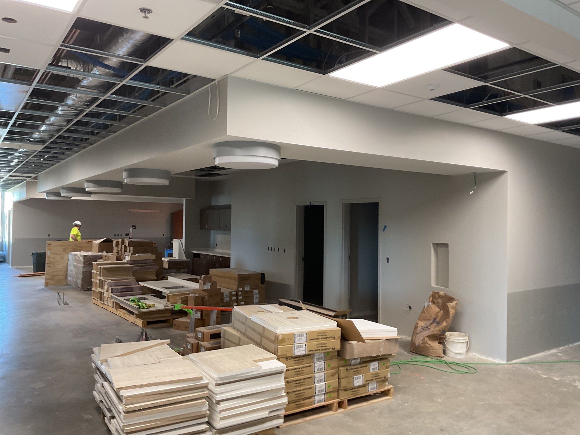 New Commercial Build Painting by Select Painting, Coatings & Garage Cabinets