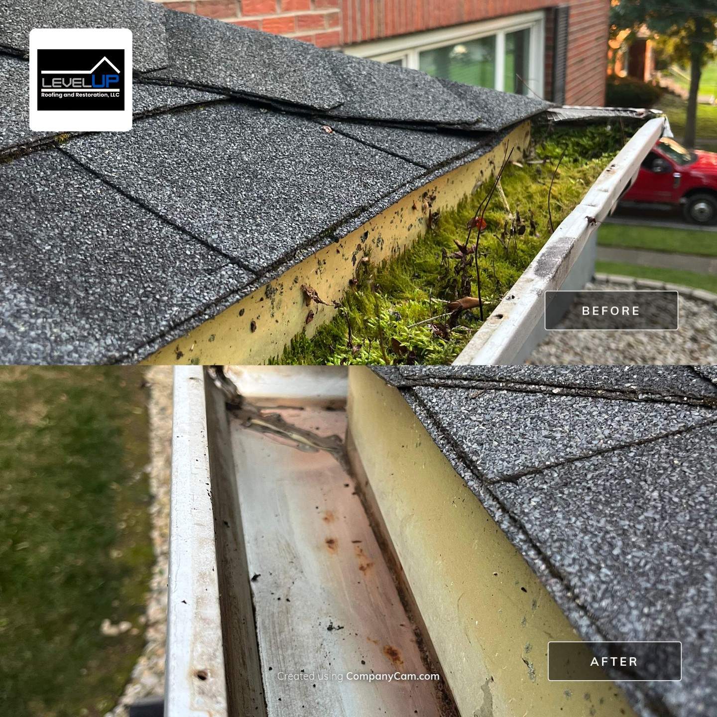Gutter Restoration & Guard Installation by Level Up Roofing and Restoration Services LLC