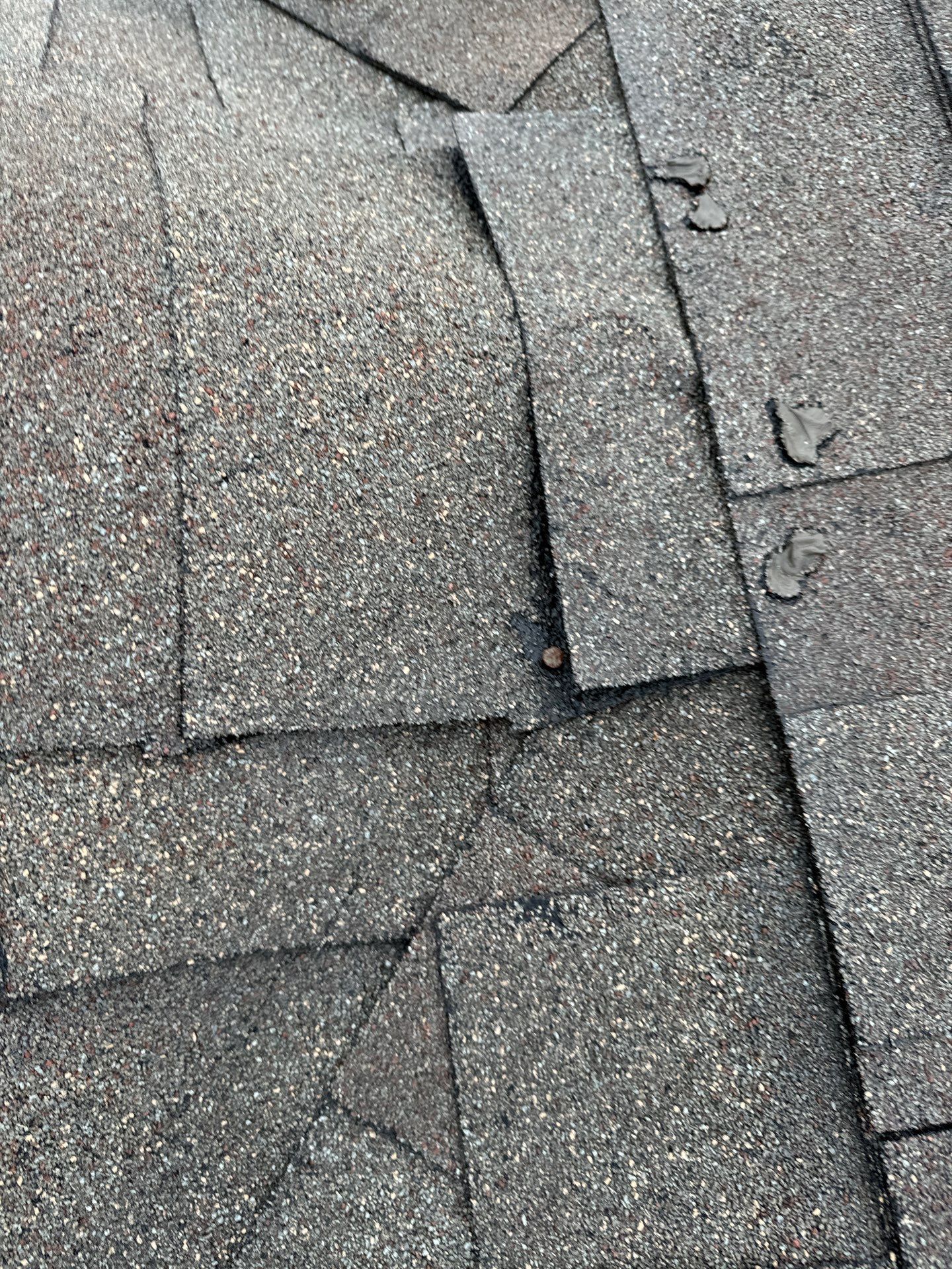 Hail Damage using Owen's Corning Duration (Lifetime) Shingles by Roof Repair Company