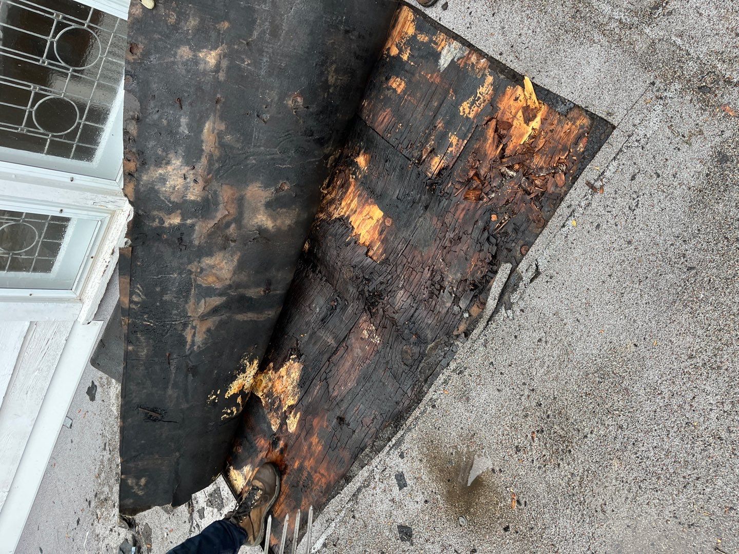 Asphalt Roof Replacement with Half Round Copper Gutter Installment by Custom Installations