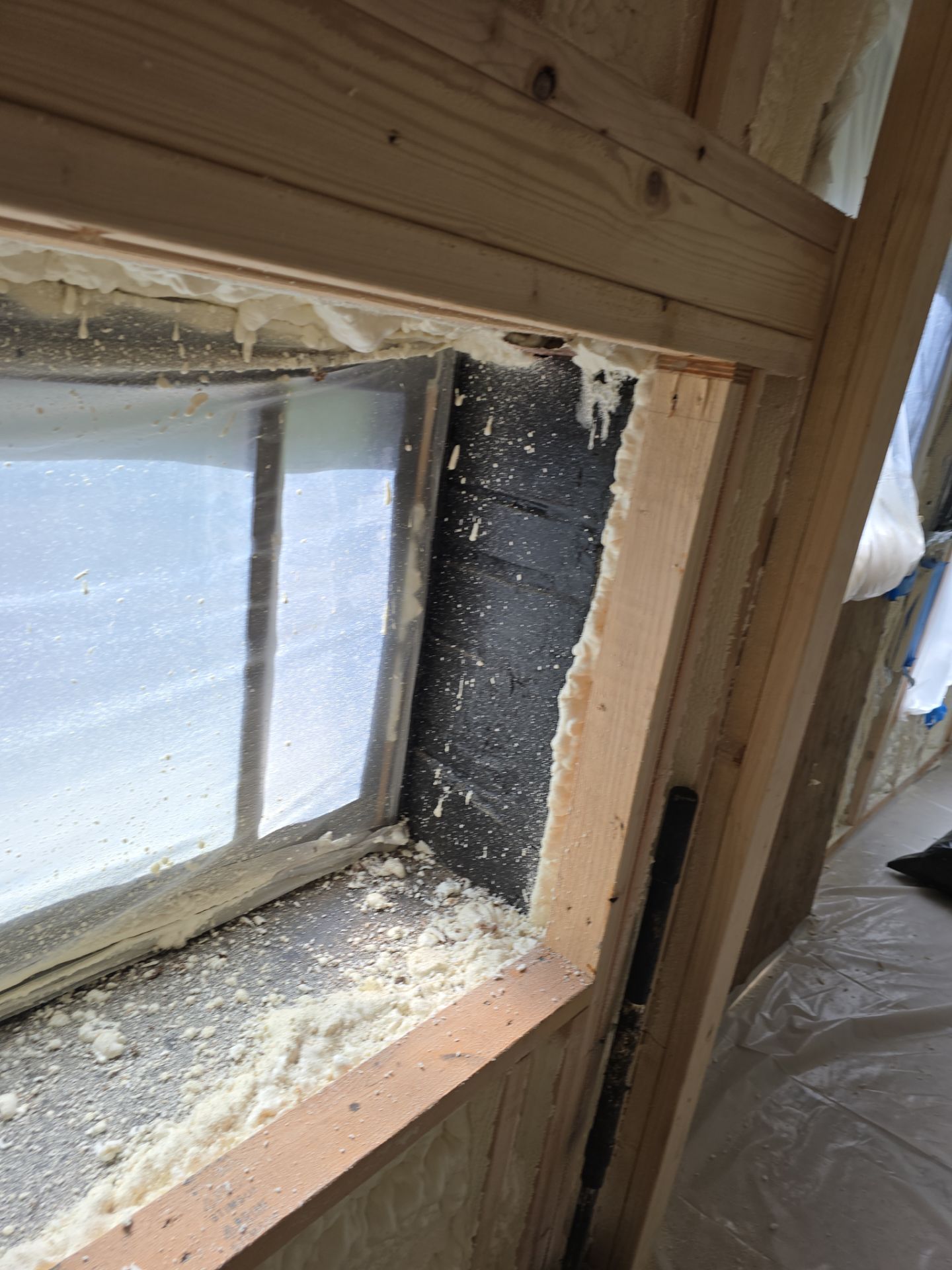 Attic Insulation using Closed Cell Spray Foam by NYS Foam & Energy