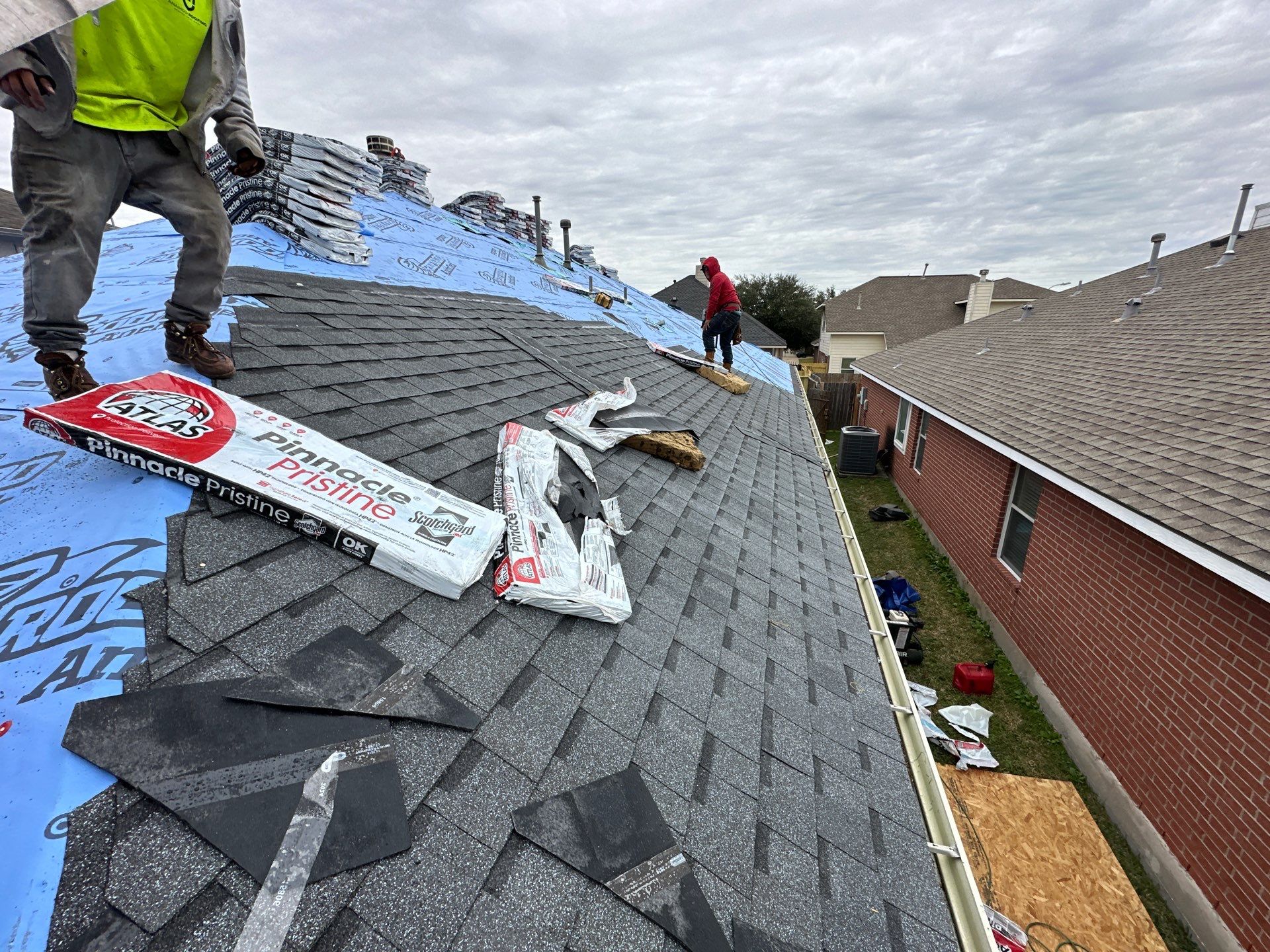 Project in Houston by Motion Roofing