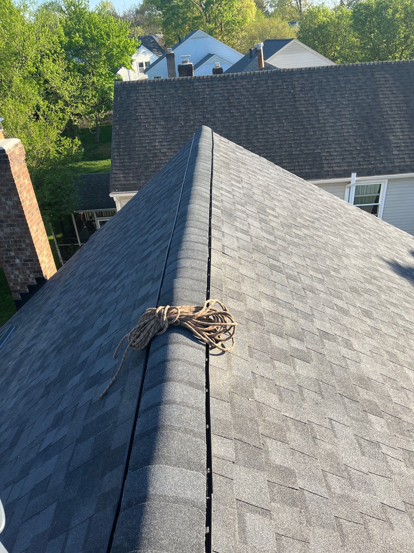 Vienna: CertainTeed Landmark Pro Designer Shingles in Max Def Moire Black by RM Banning, Inc.