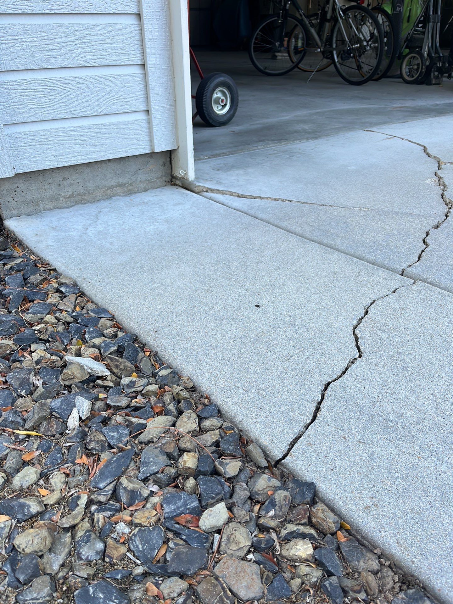 Major Splintering and Sinking Repair by Mr. Mudd Concrete