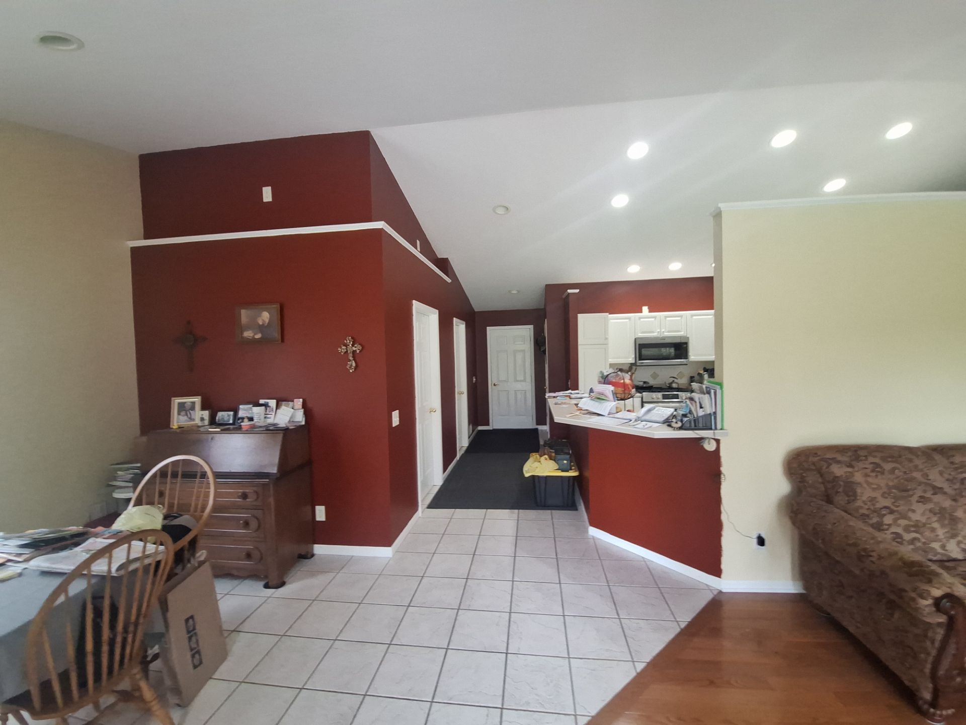 Neutral Interior Wall Repainting and Color Transformation in Whitehall Michigan by Gordon Painting