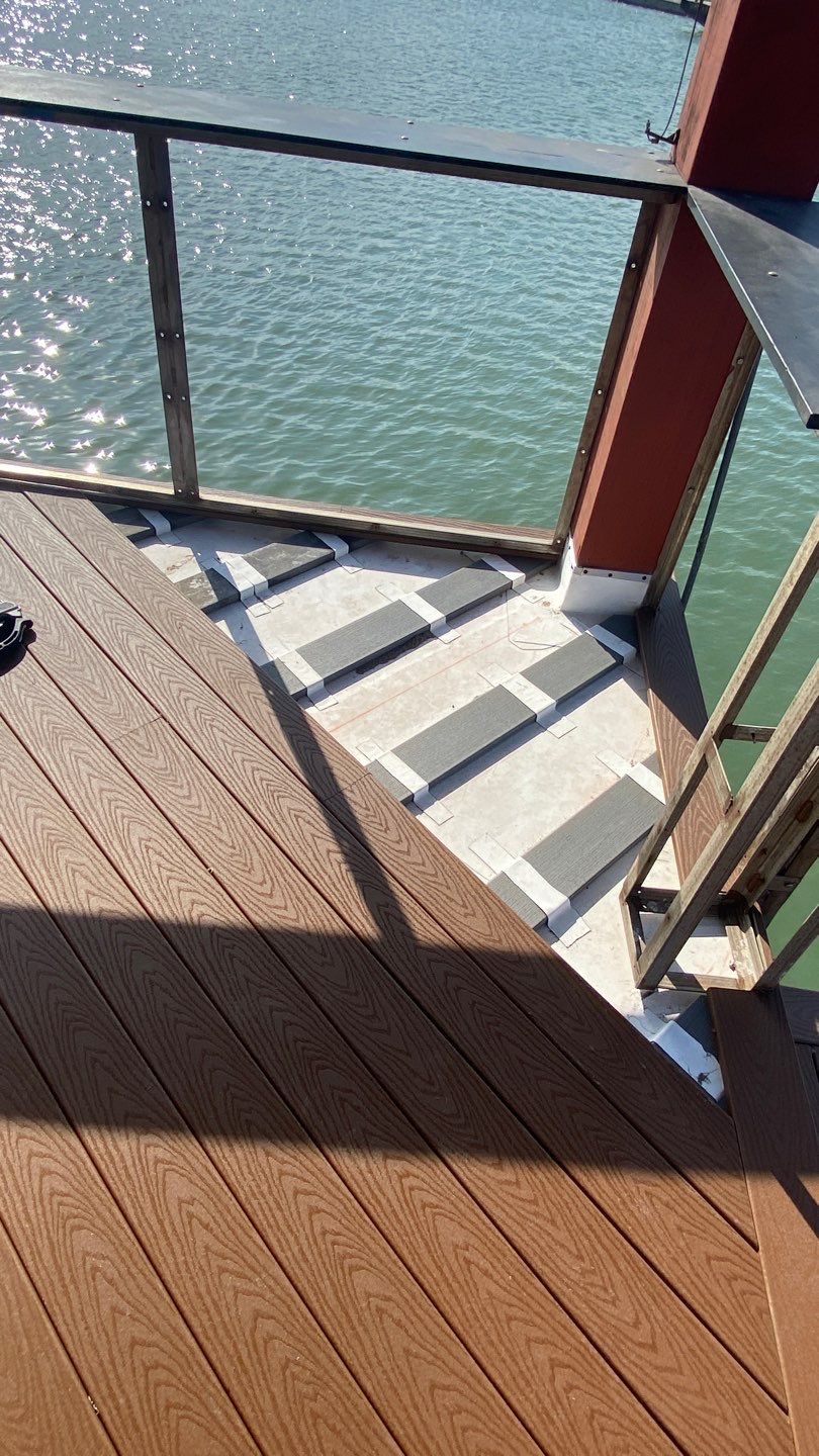 Walk Out Patio Cover by Bayfront Roofing and Construction