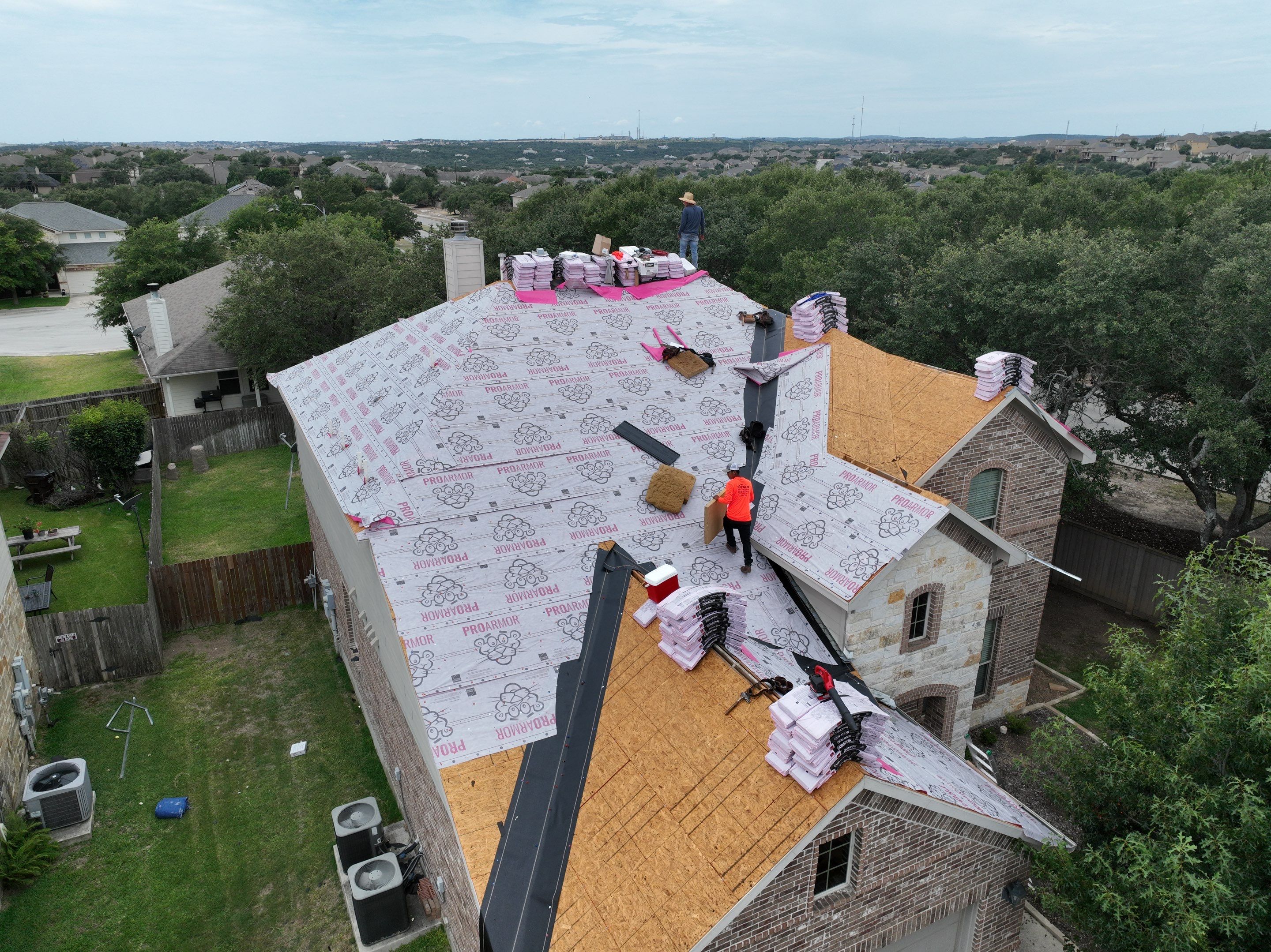 Residential Roof Replacement by Premier Roofing and Contracting